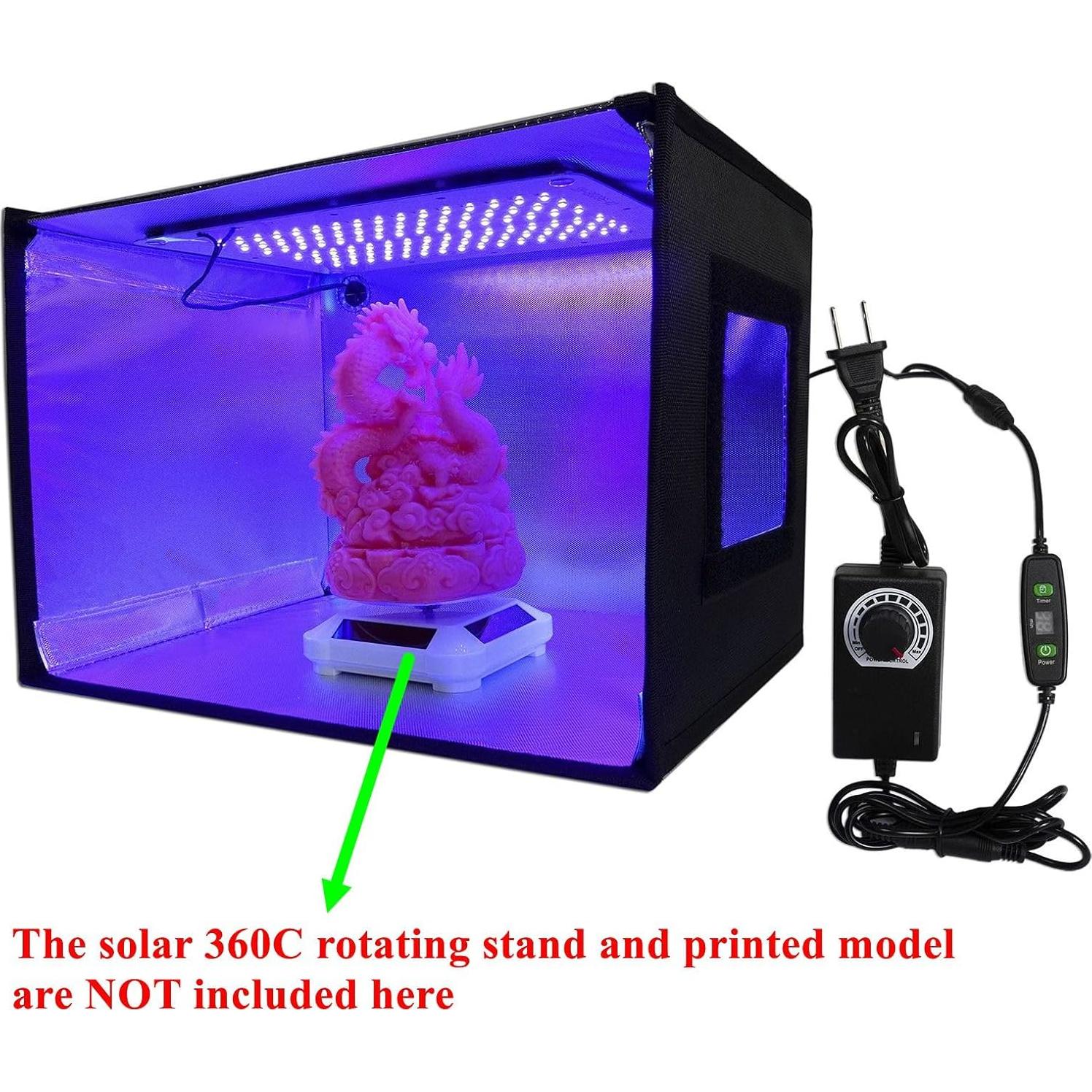 Caja de Curado de Resina UV HOCENWAY 48W 395nm con Control de Brillo