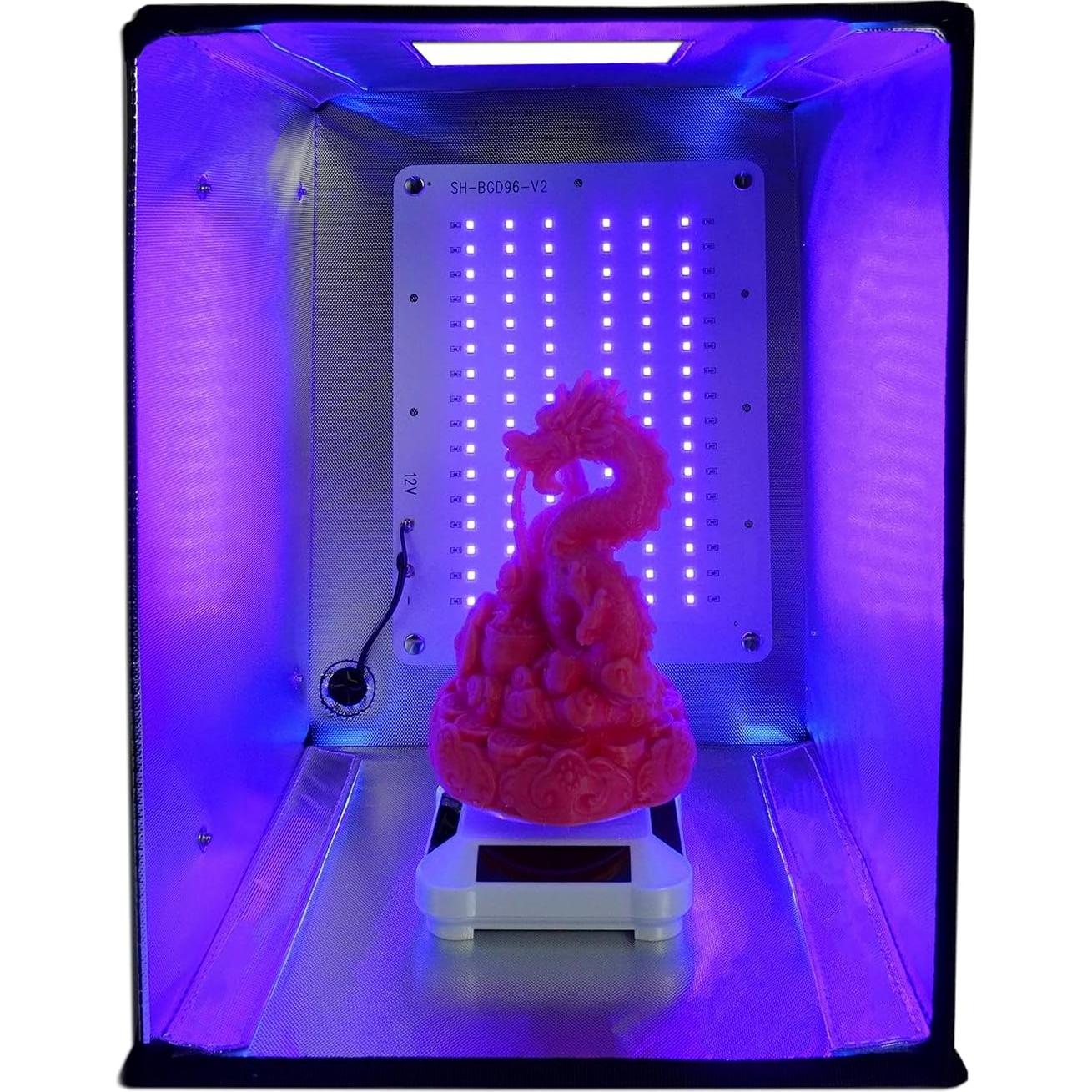 Caja de Curado de Resina UV HOCENWAY 48W 395nm con Control de Brillo