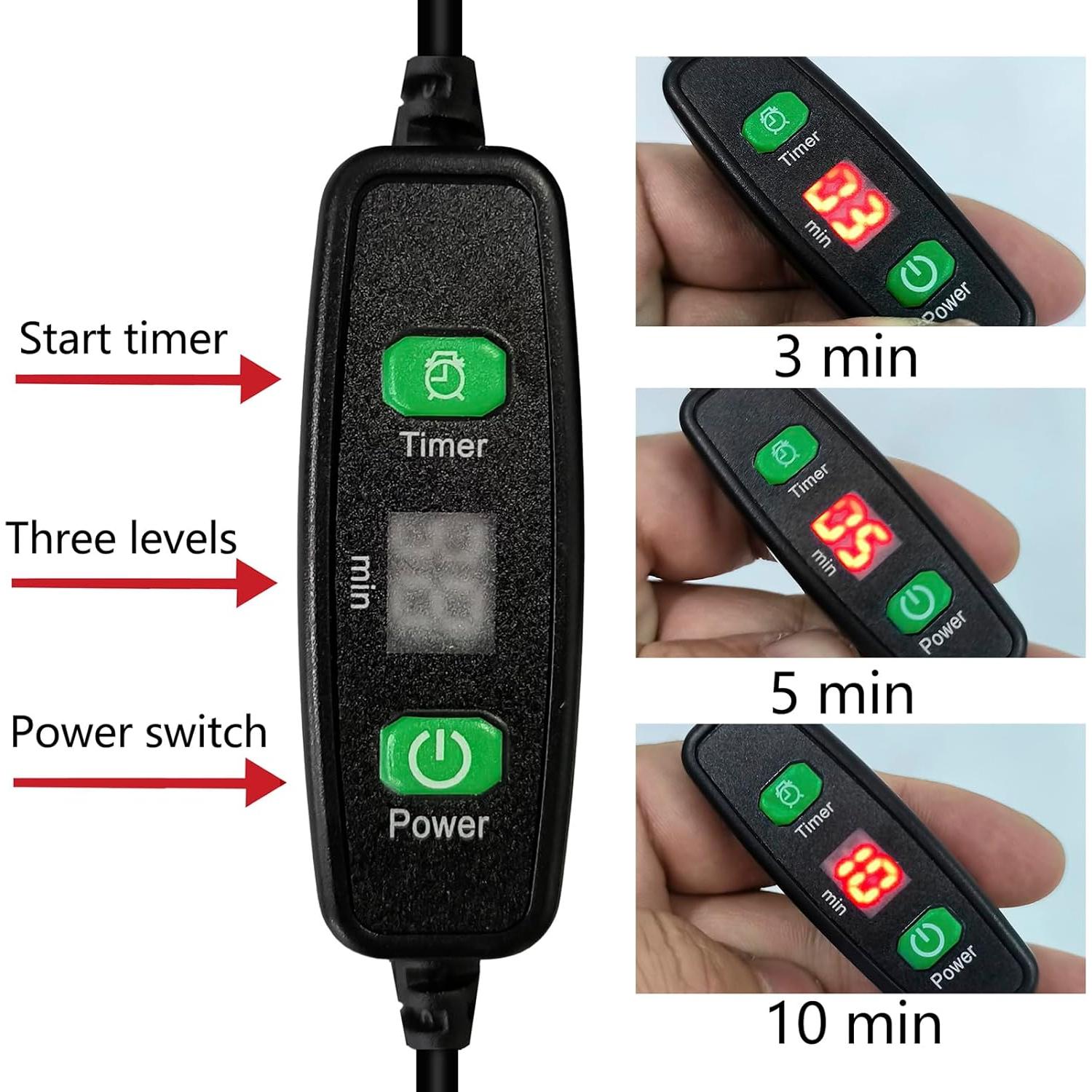 Caja de Curado de Resina UV HOCENWAY 48W 395nm con Control de Brillo