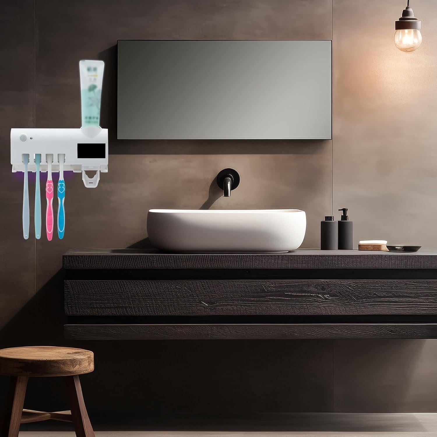 Soporte de Cepillo de Dientes UV SPEKOAN con Batería Recargable