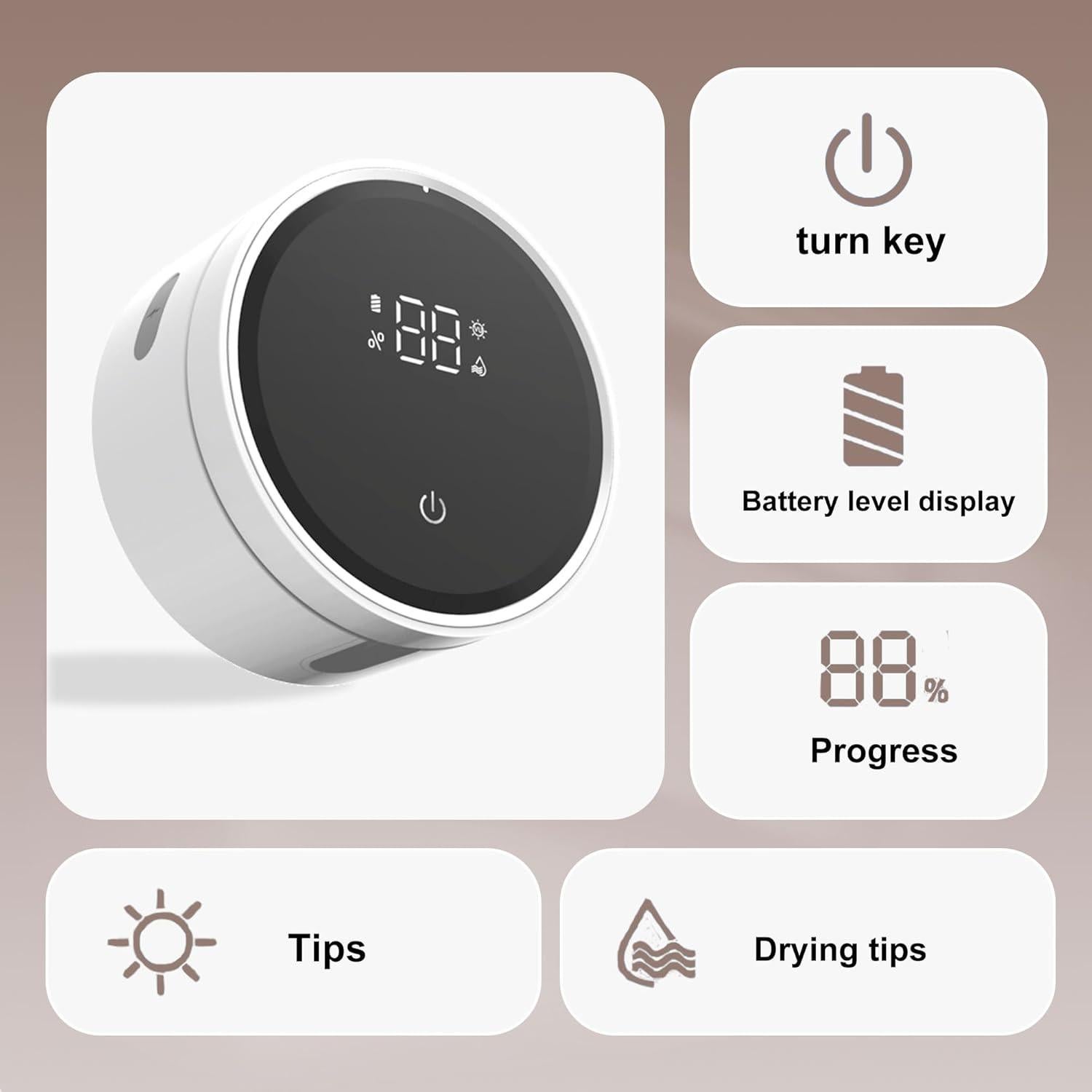 Limpiador de Cepillo de Dientes Automático KIEROFIRT con Soporte