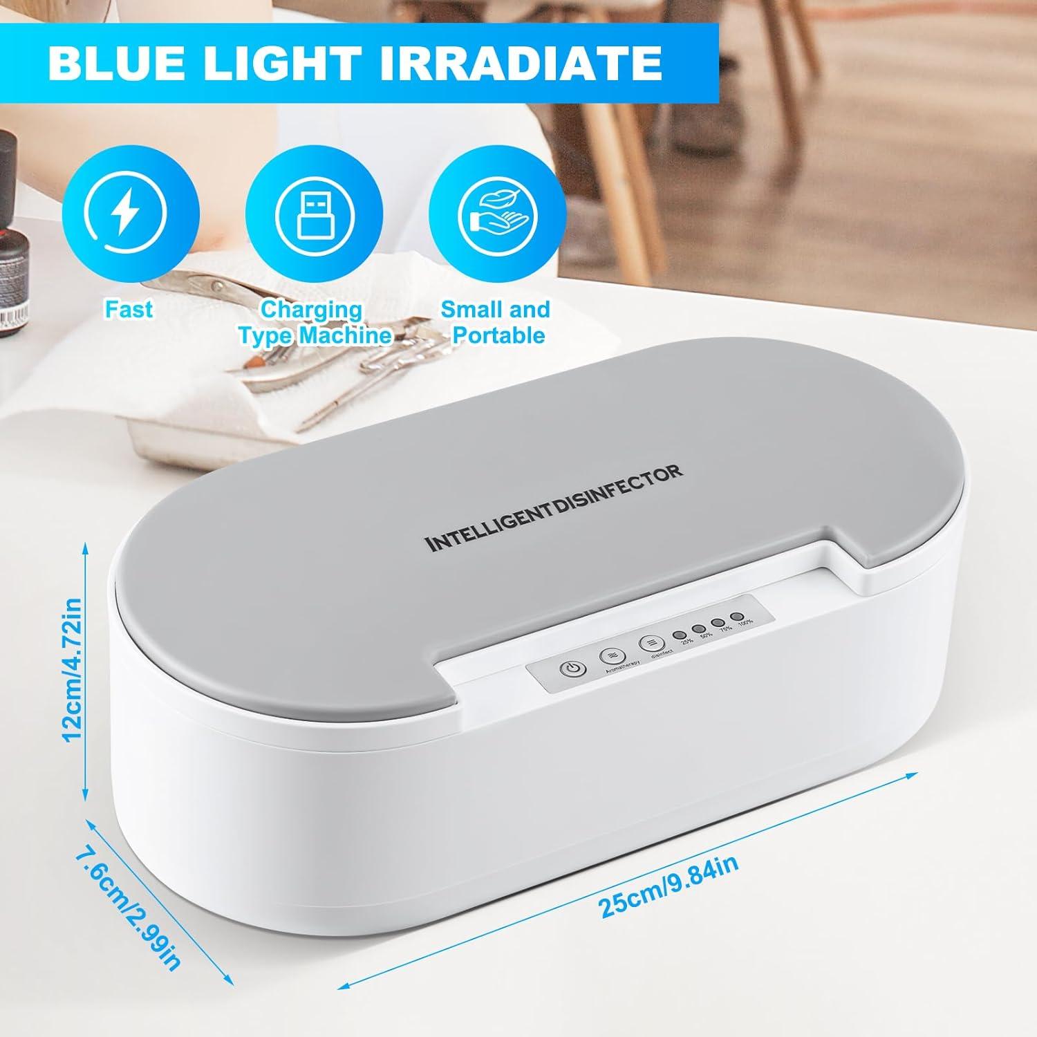 Caja Esterilizadora Portátil Soiiw para Herramientas de Uñas 25x12x7.6cm