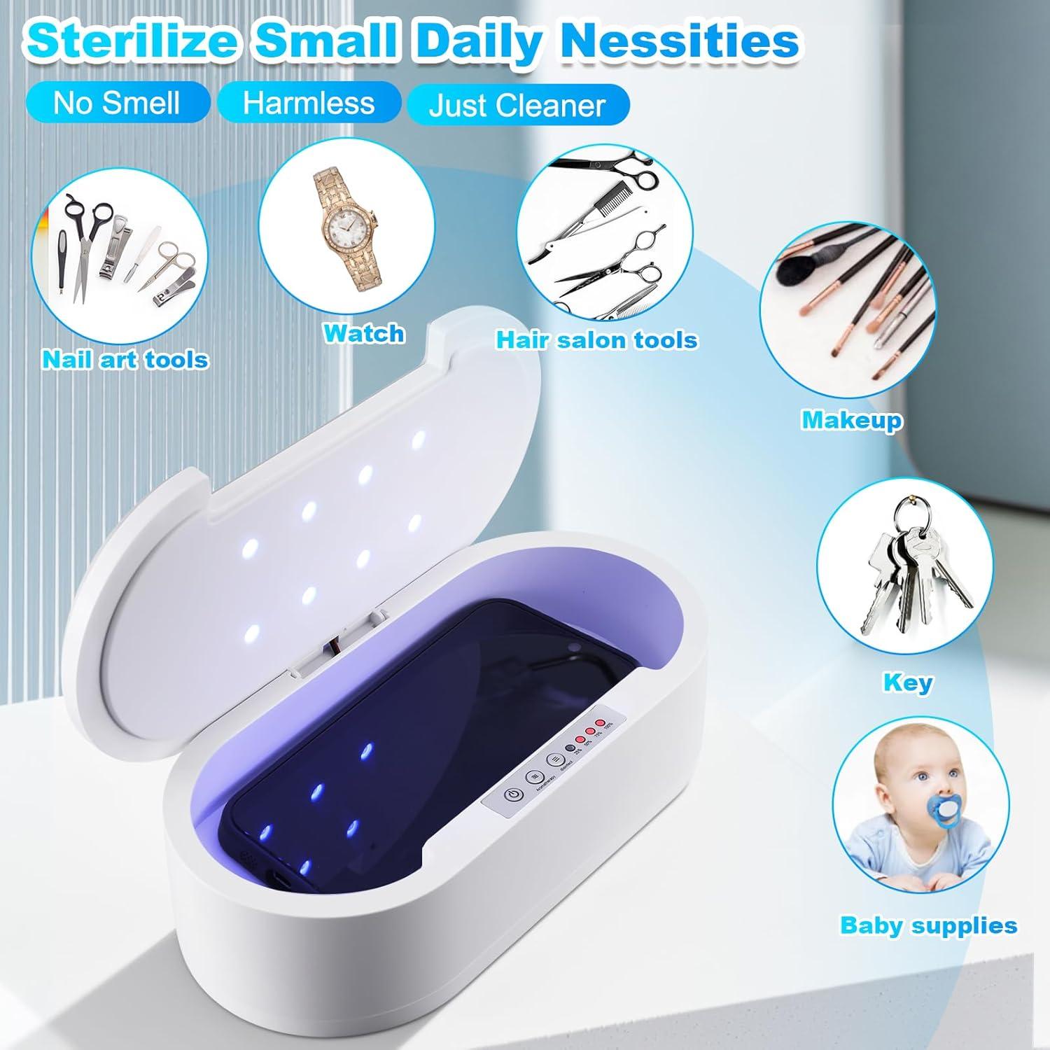 Caja Esterilizadora Portátil Soiiw para Herramientas de Uñas 25x12x7.6cm