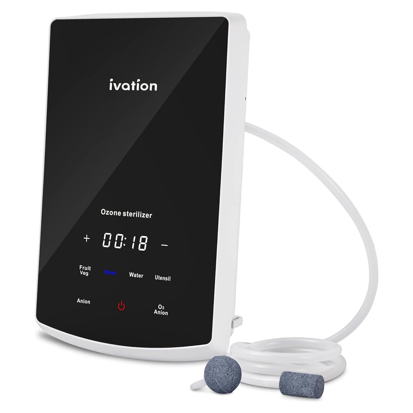 Esterilizador de Ozono Ivation 2 en 1 para Aire y Agua