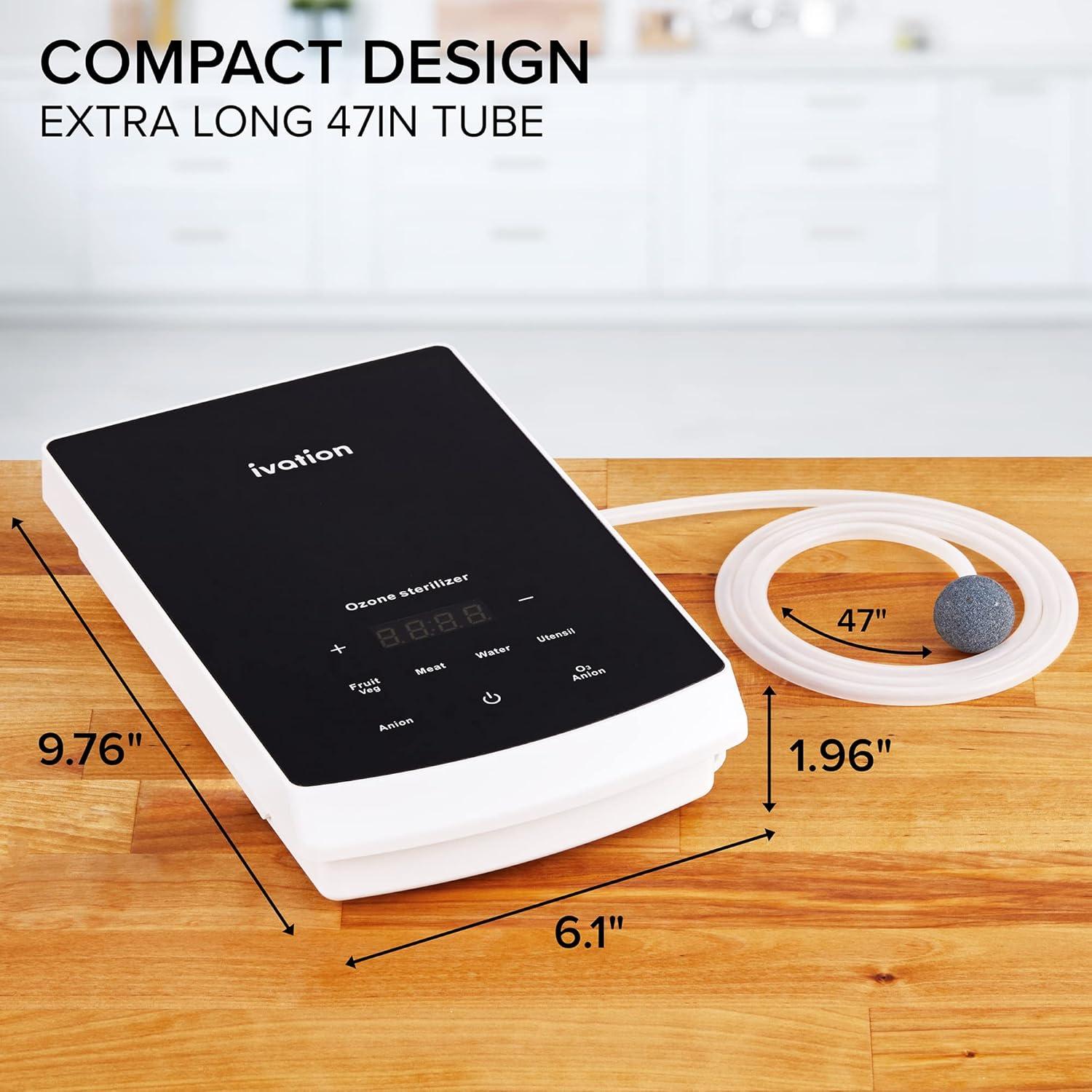 Esterilizador de Ozono Ivation 2 en 1 para Aire y Agua