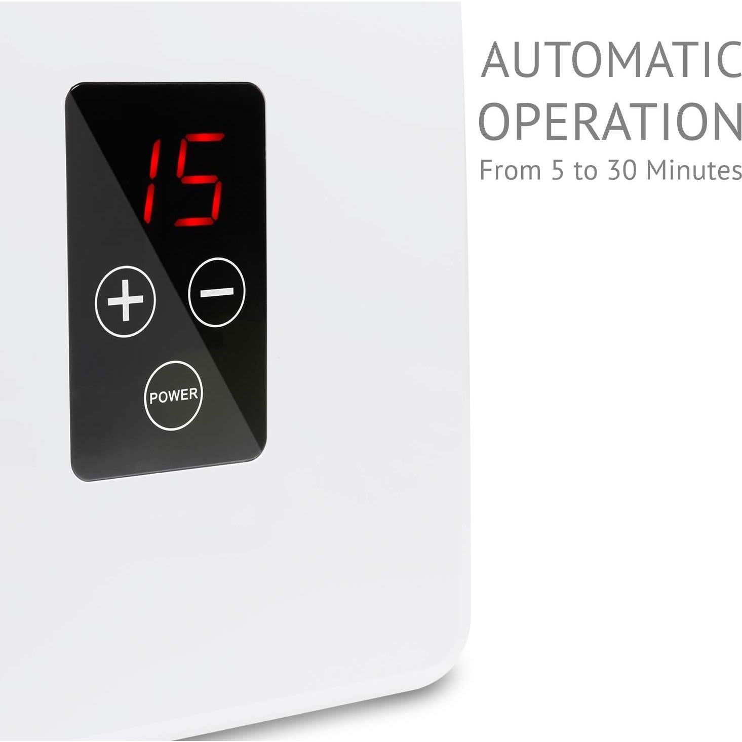 Generador de Ozono Portátil Ivation 600mg/h - Purificador de Aire y Agua