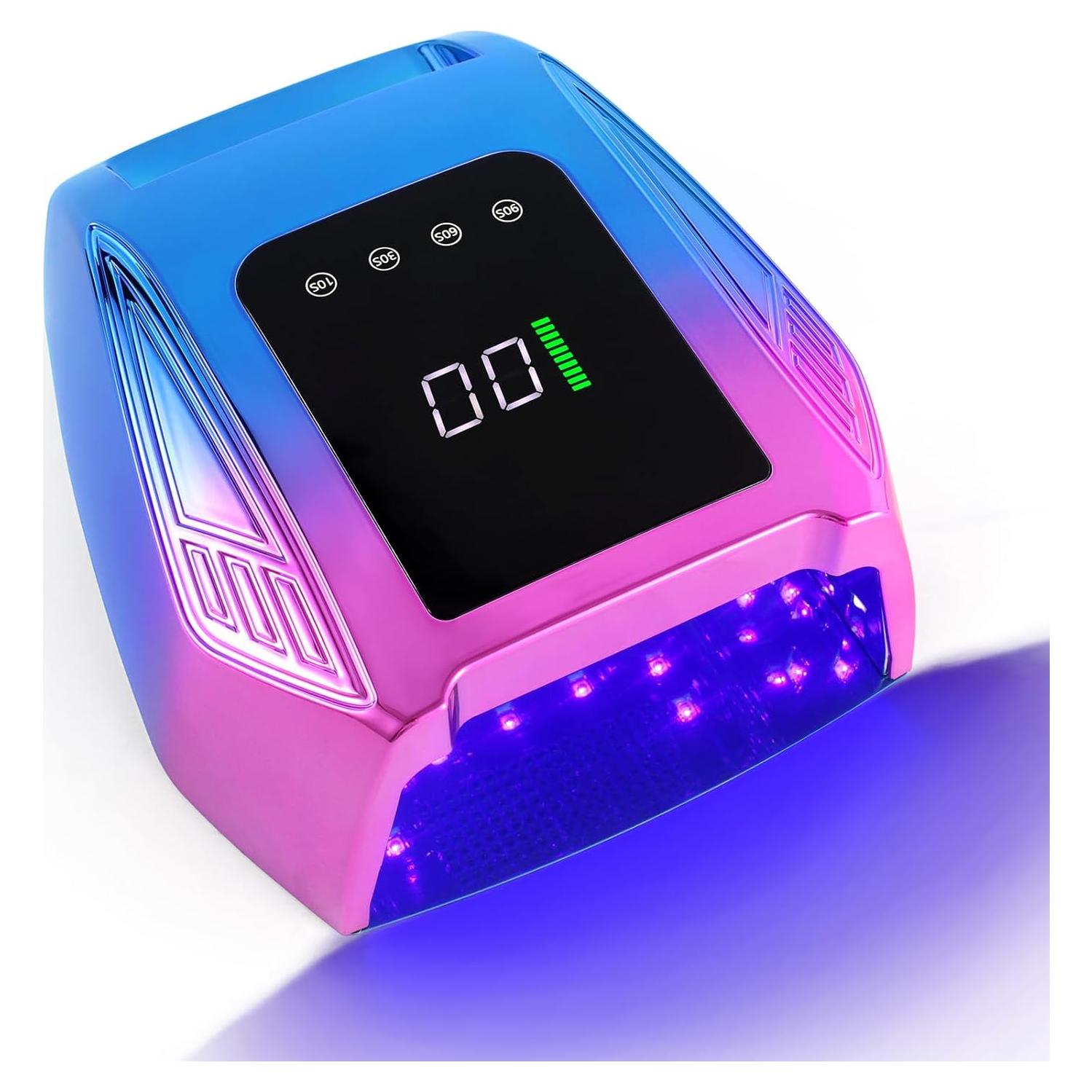 Lámpara de Uñas UV LED Inalámbrica Liddy Art 96W Recargable