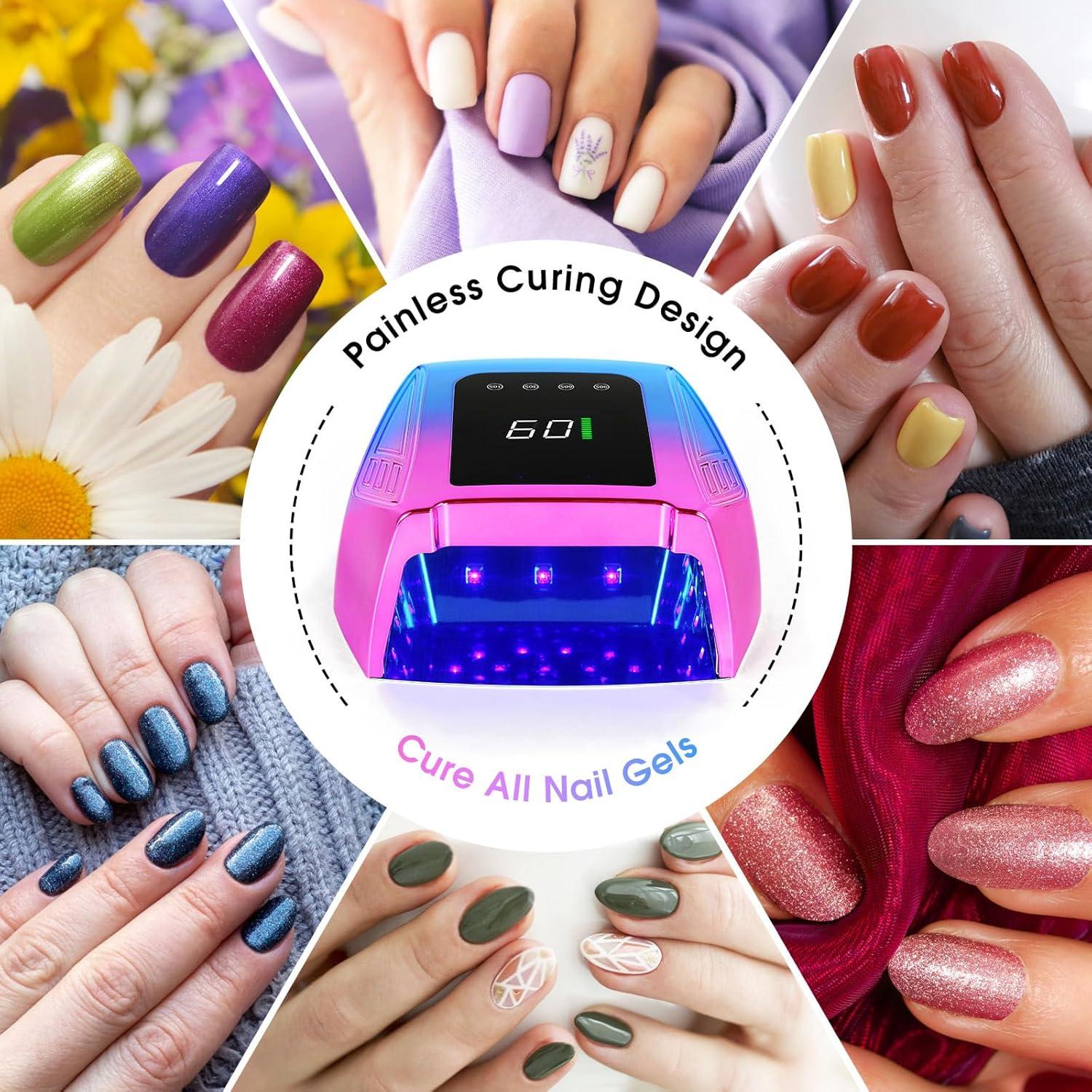 Lámpara de Uñas UV LED Inalámbrica Liddy Art 96W Recargable