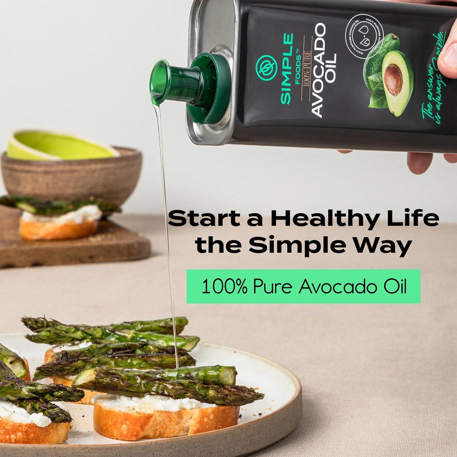 Aceite de Aguacate Simple Foods 100% Puro 478.3 ml