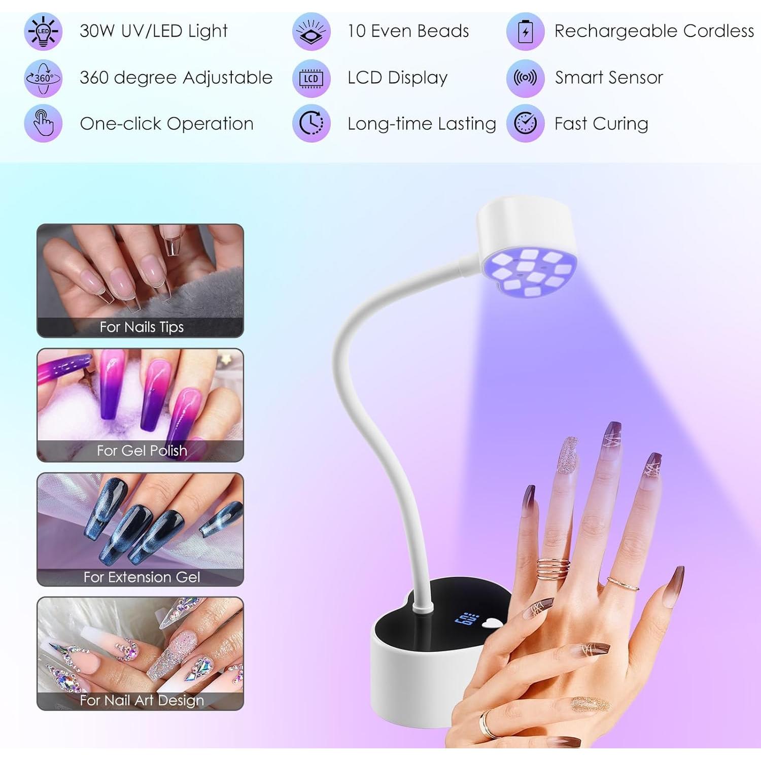 Lámpara UV Inalámbrica Onite 30W con Sensor Automático