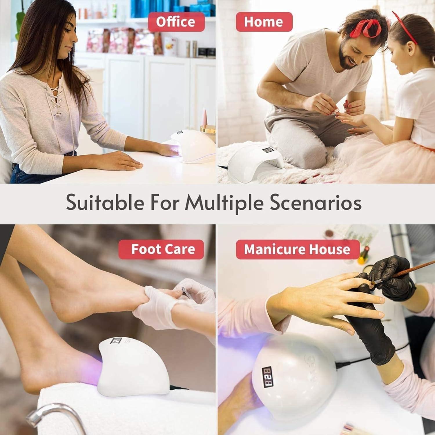 Lámpara de Uñas LED LISHUMEI SUN 5 48W con Sensor Automático