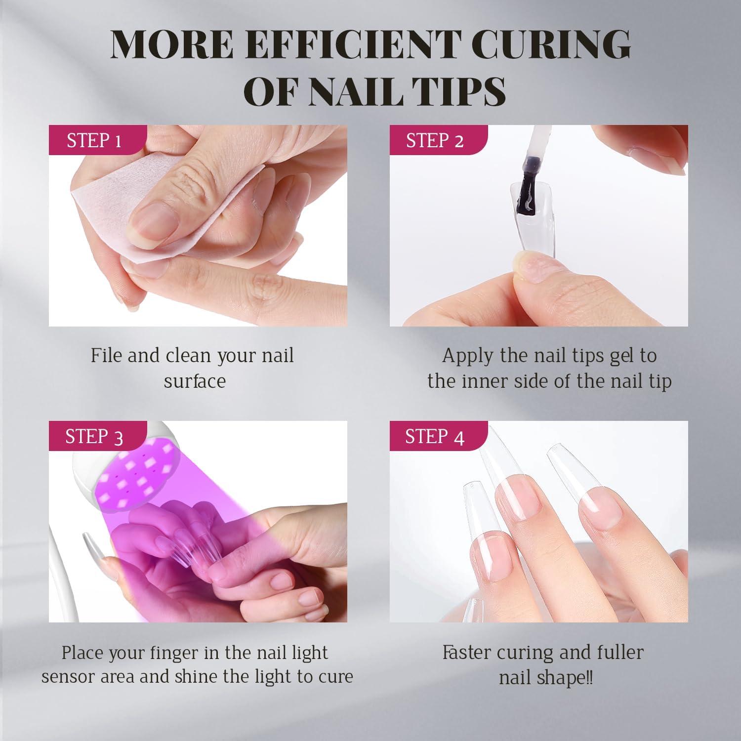 Lámpara de Uñas UV LED Krofaue 36W Portátil con Sensor Automático