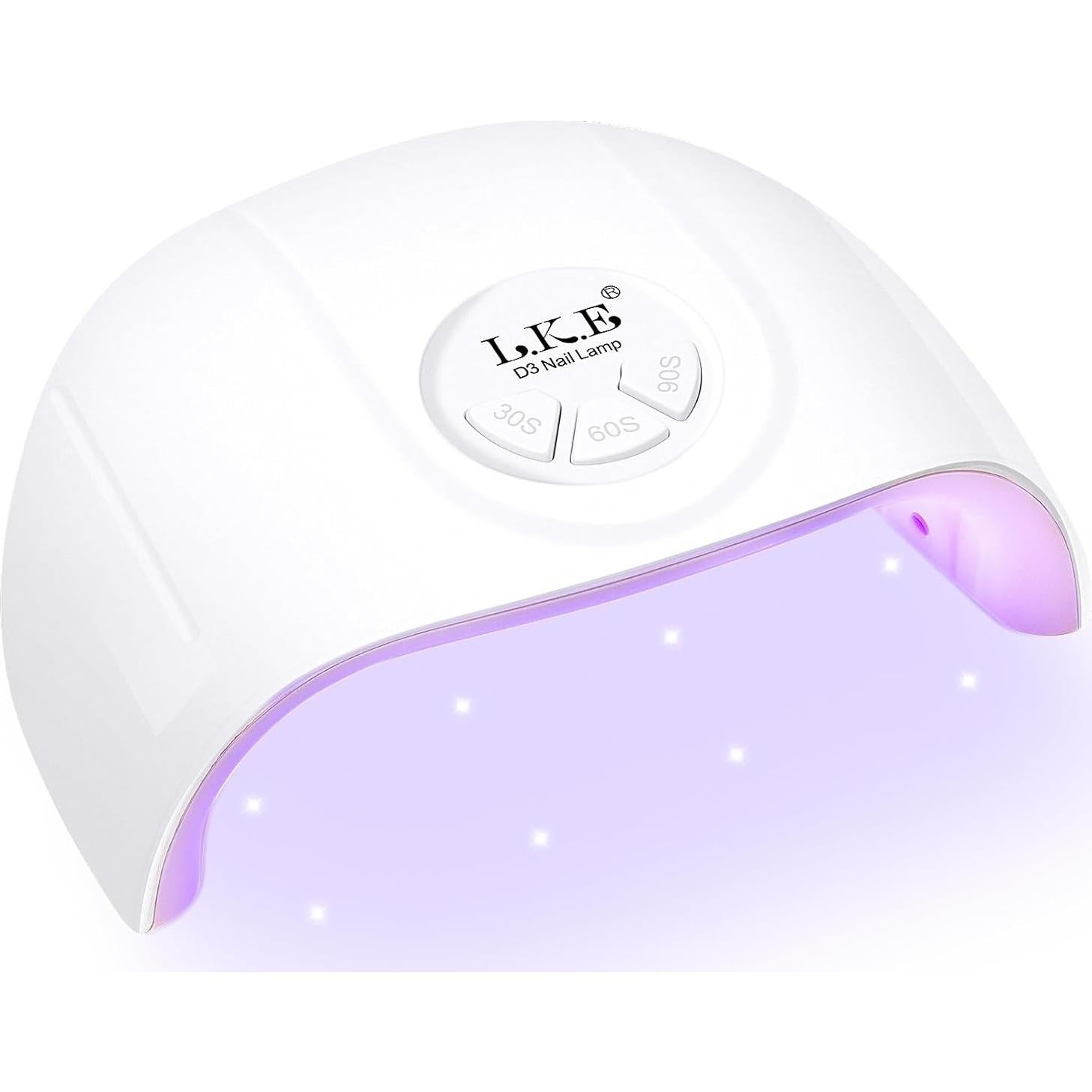 Lámpara UV para Uñas ARCWEISSO 72W con Base y Top Coat