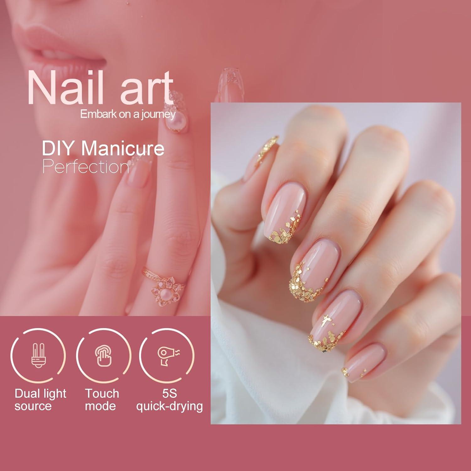 Lámpara de Uñas UV LED SUNX11 con Rhinestones - Secado Rápido 3s