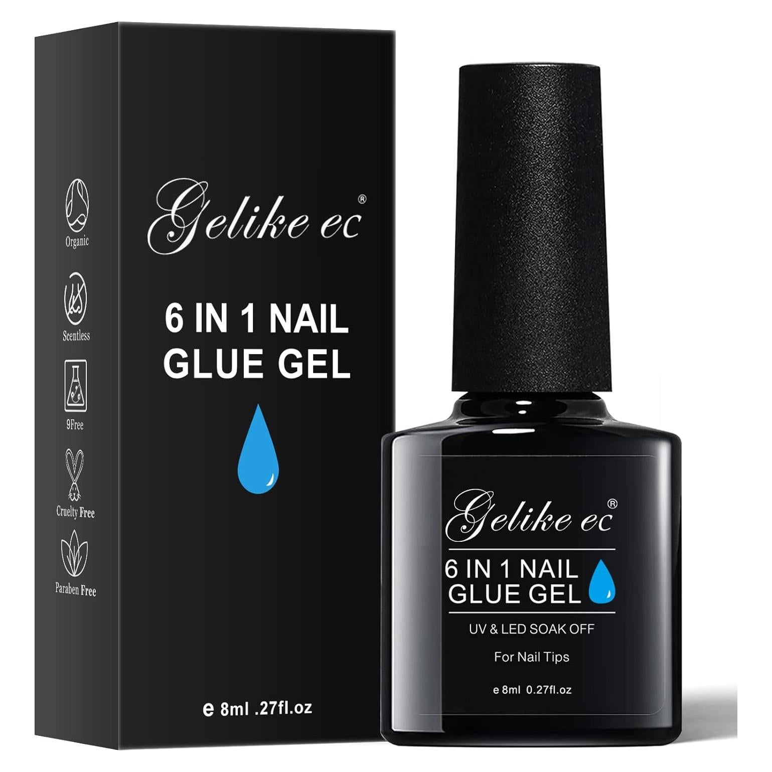 Gelike EC 6 en 1 Adhesivo Gel para Uñas Postizas 49.6g
