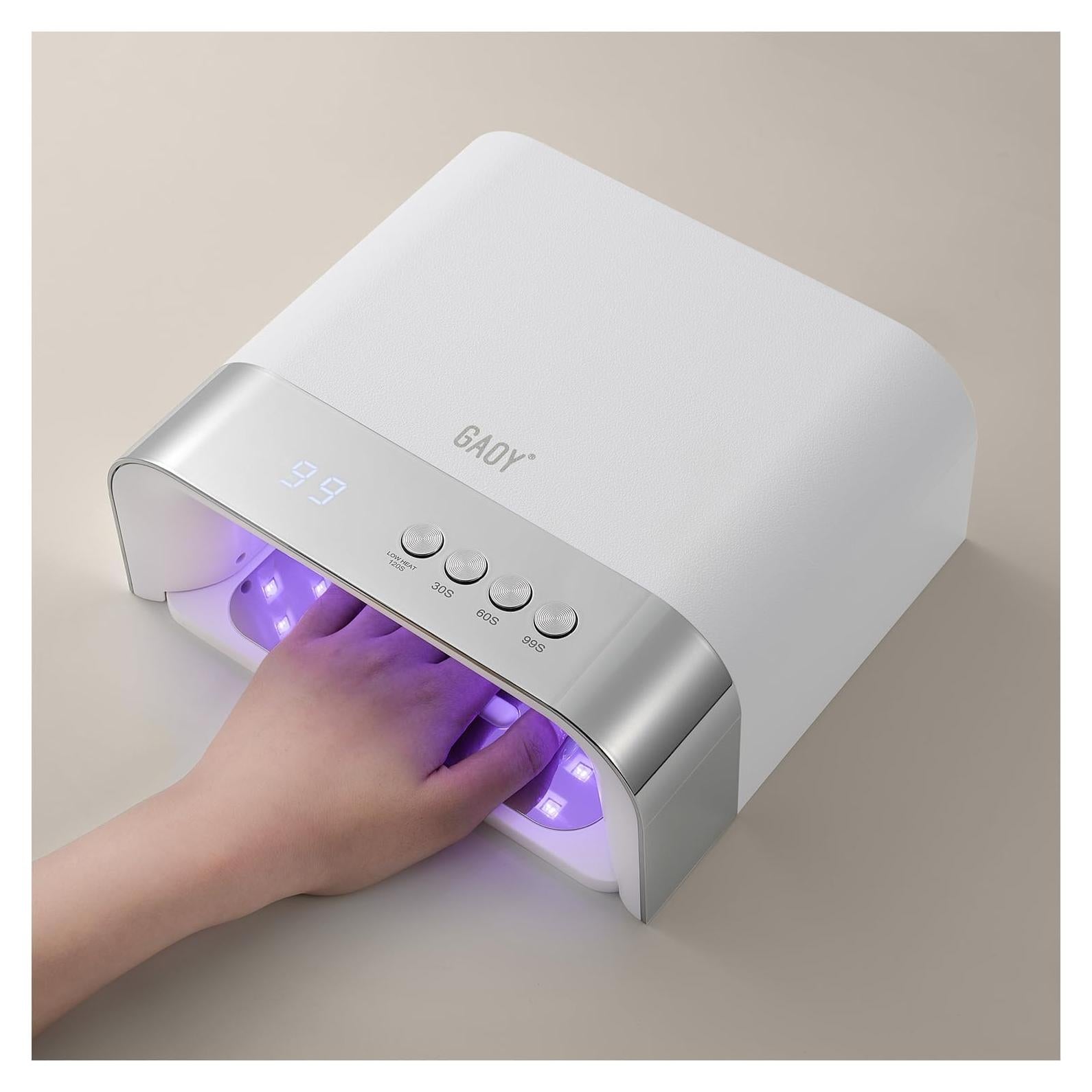 Lámpara UV Profesional GAOY 36 LED para Uñas Largas 16.5cm