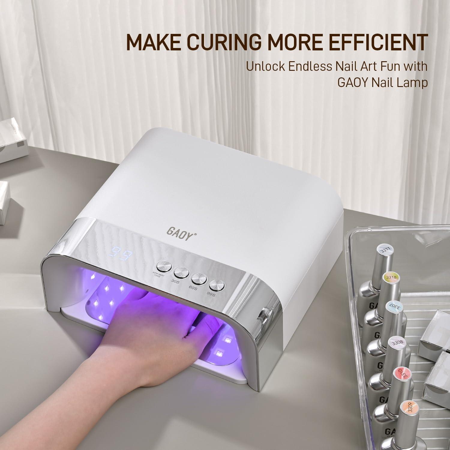 Lámpara UV Profesional GAOY 36 LED para Uñas Largas 16.5cm