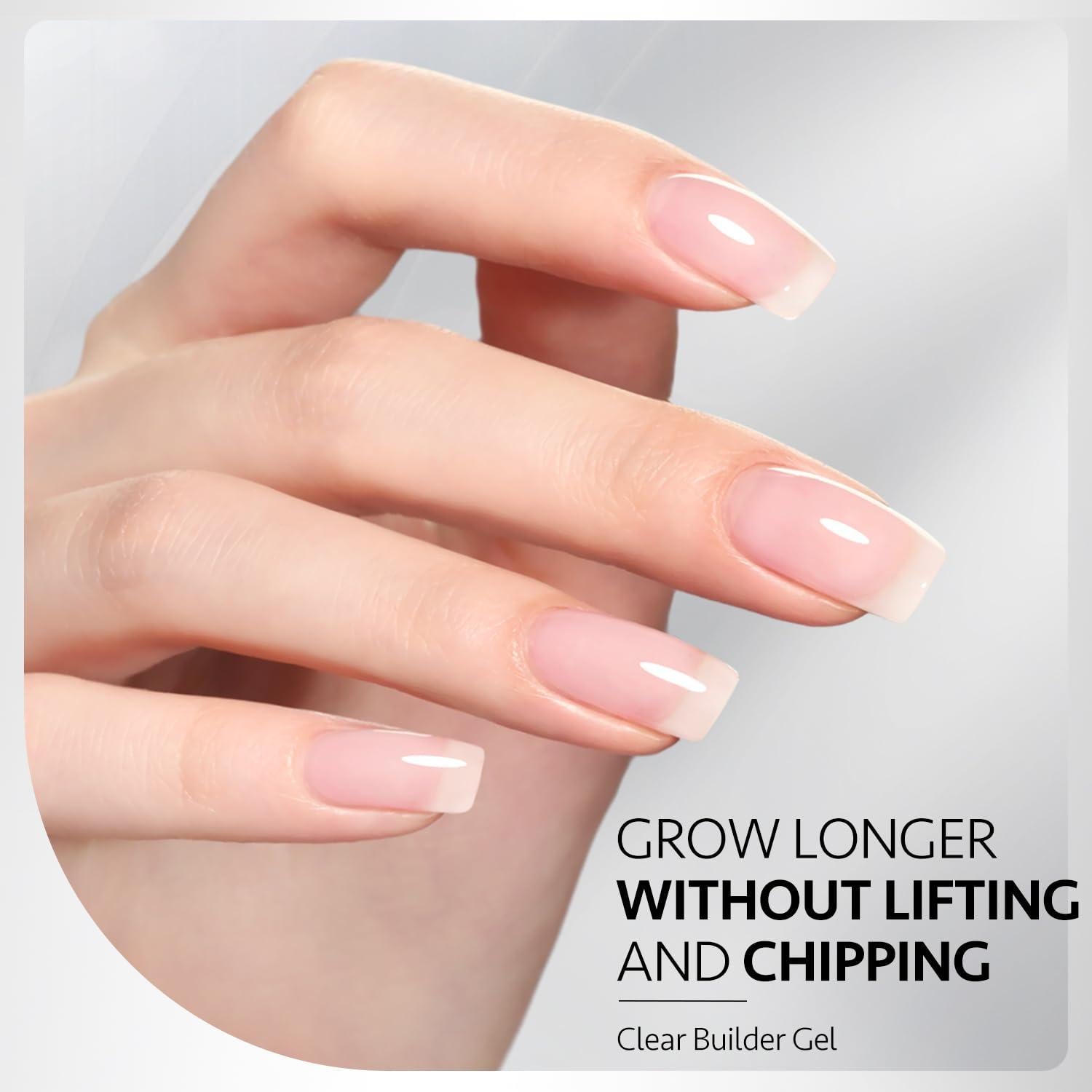 Set de Gel para Uñas GAOY 3 Pcs 16ml Brillante y Sin Limpieza