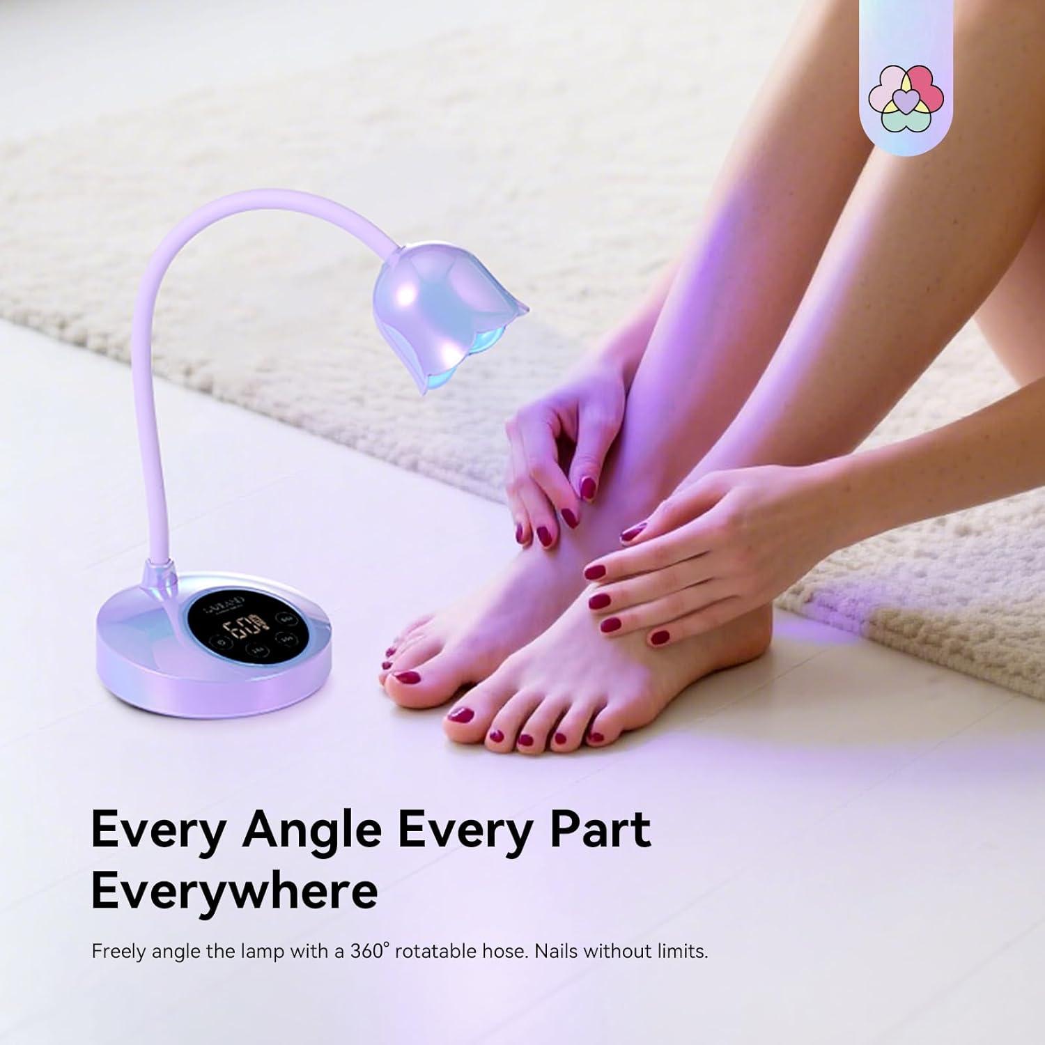 Lámpara UV para Uñas SAVILAND 30W Cordless con Sensor Inteligente