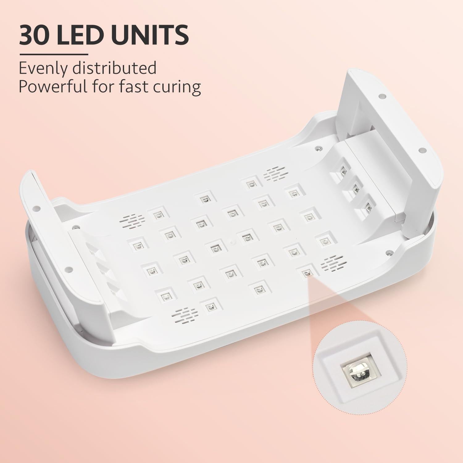 Lámpara UV Profesional GAOY para Uñas con Reposabrazos 30 LEDs