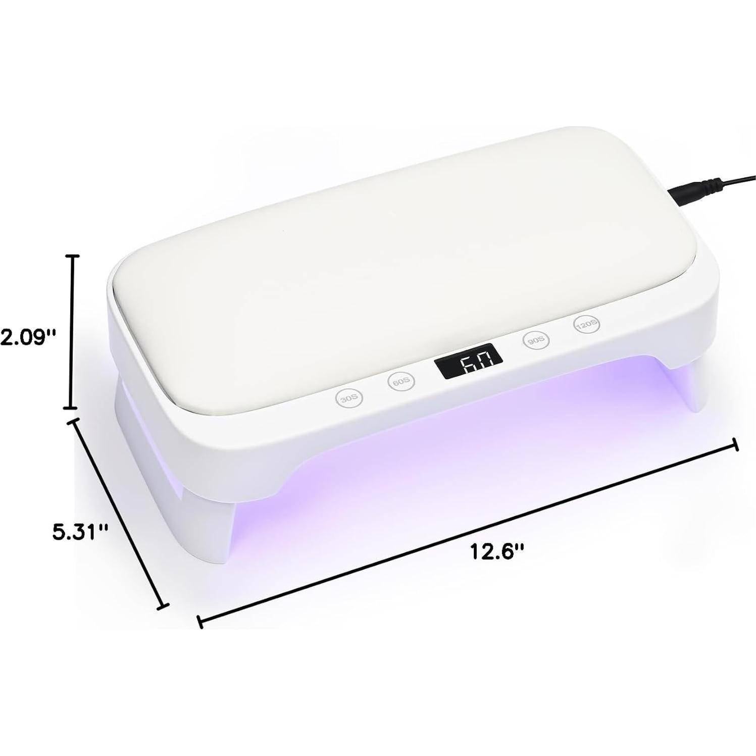 Lámpara UV Profesional GAOY para Uñas con Reposabrazos 30 LEDs