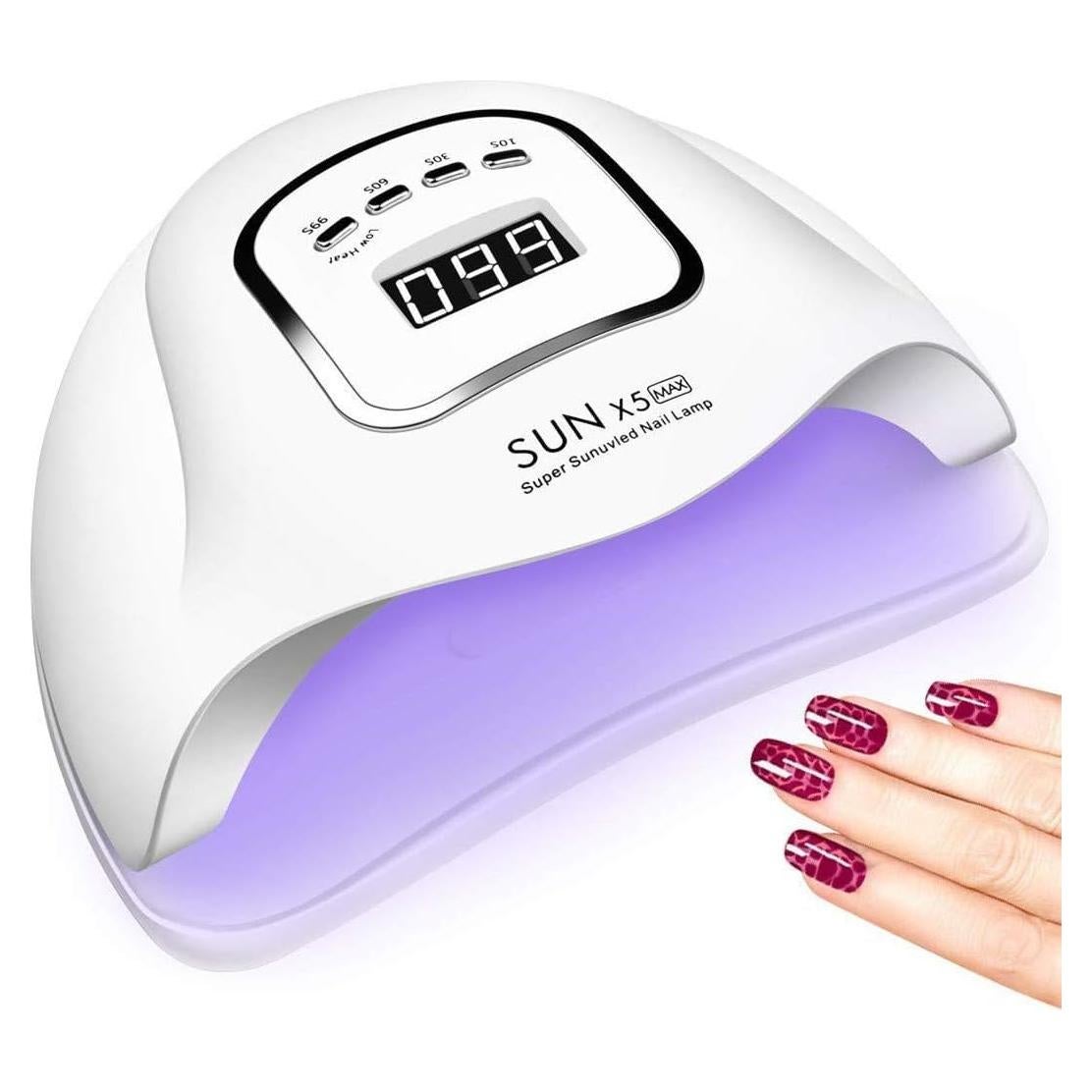Lámpara de Uñas UV LED 150W Profesional con Temporizador