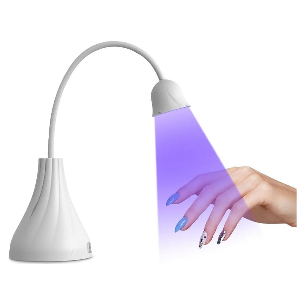 Lámpara de Uñas LED UV Smallshs 18W Recargable con Temporizador