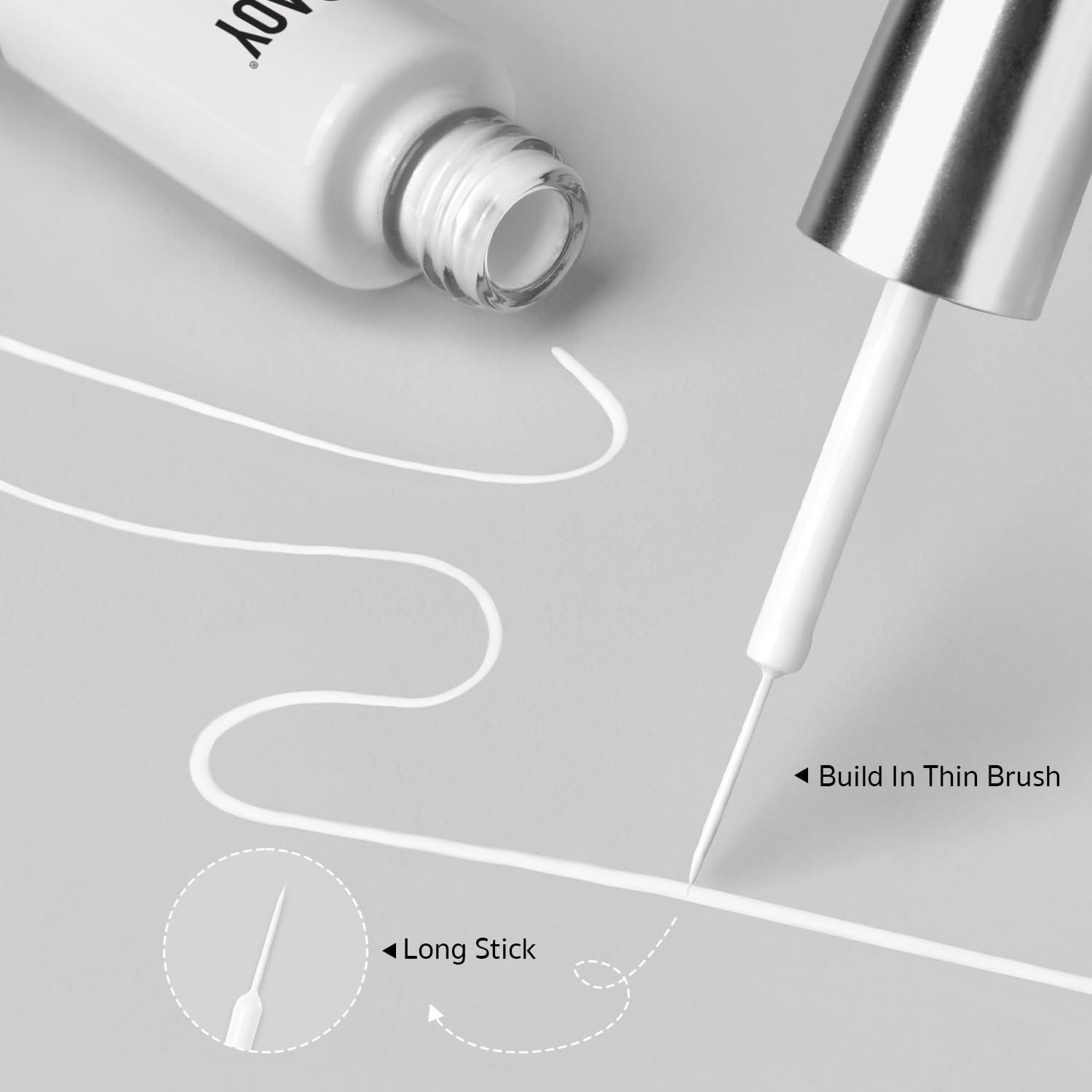 Esmalte de Uñas en Gel GAOY Blanco 8ml para Manicura Francesa