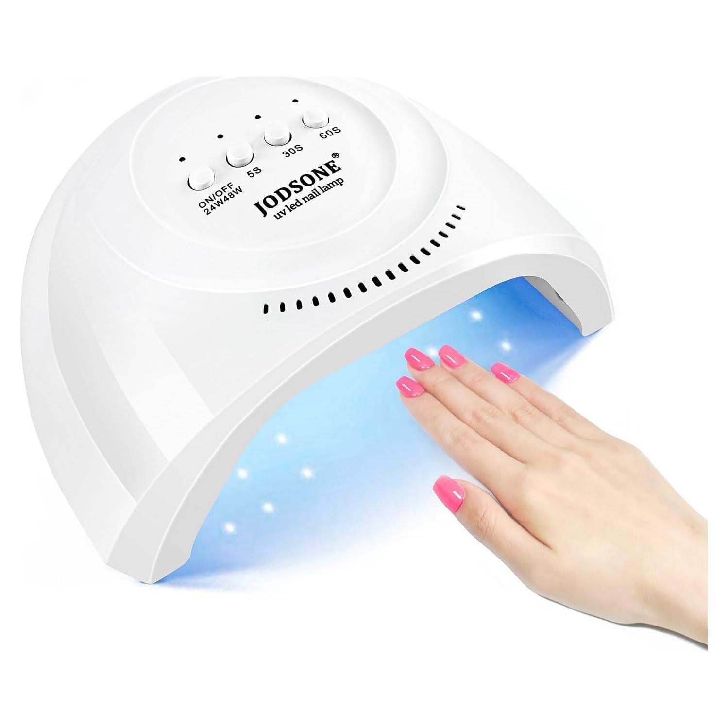 Lámpara UV LED JODSONE para Uñas con 30 Perlas, Sensor Automático