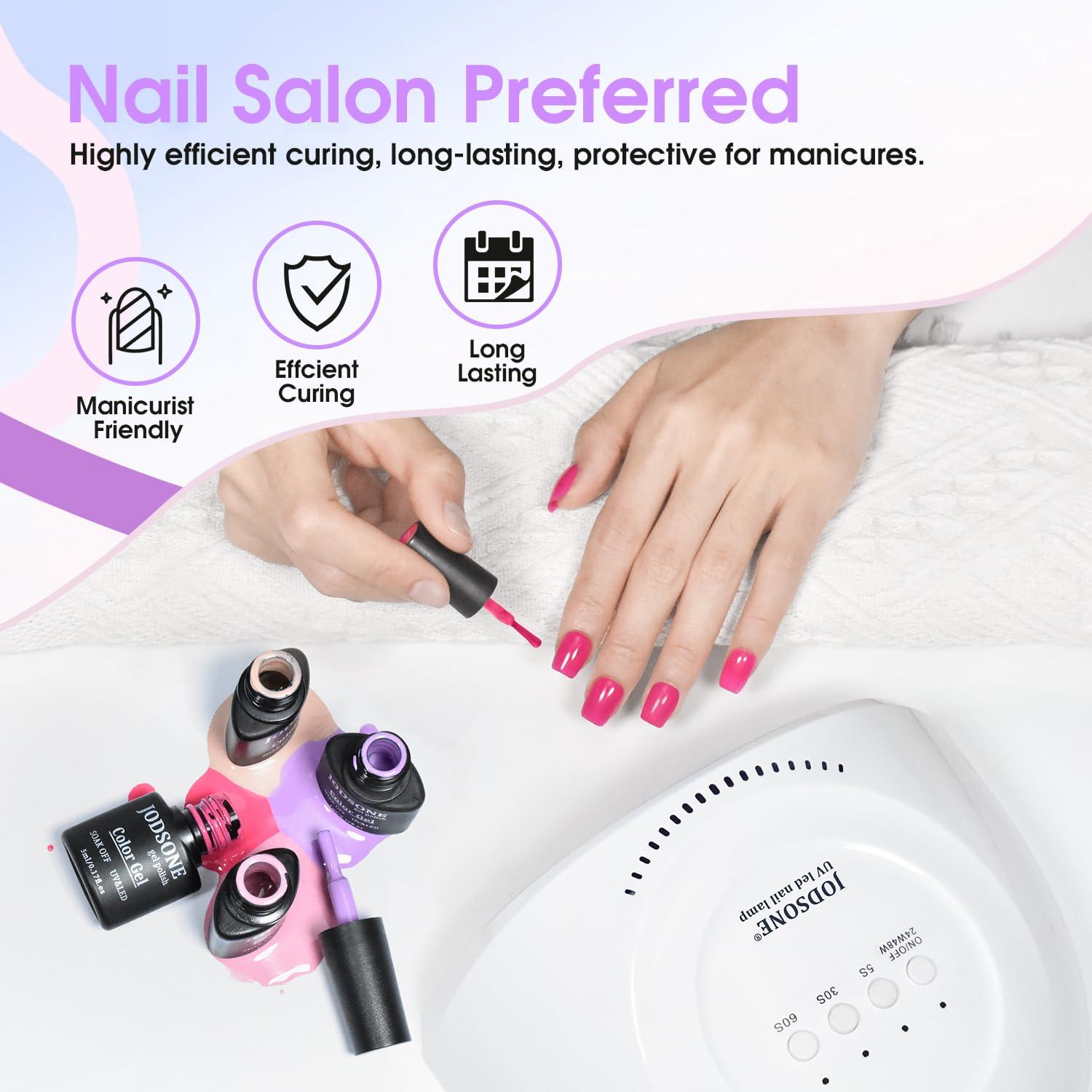 Lámpara UV LED JODSONE para Uñas con 30 Perlas, Sensor Automático