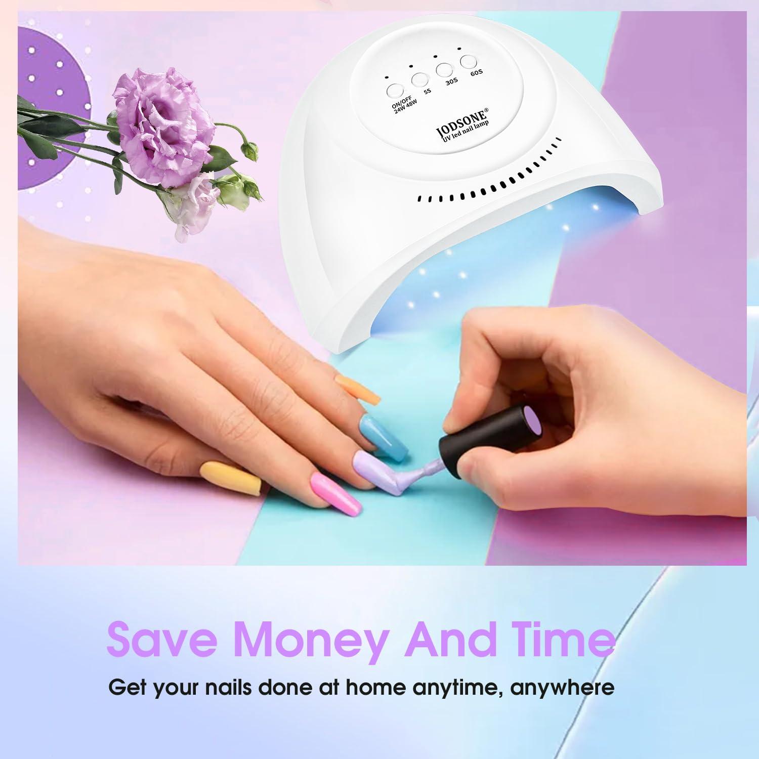 Lámpara UV LED JODSONE para Uñas con 30 Perlas, Sensor Automático
