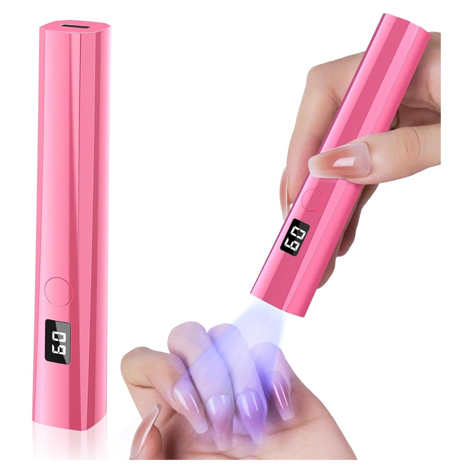 Lámpara de Uñas UV Hoonyn NL-003-HN 5W Portátil Rosa