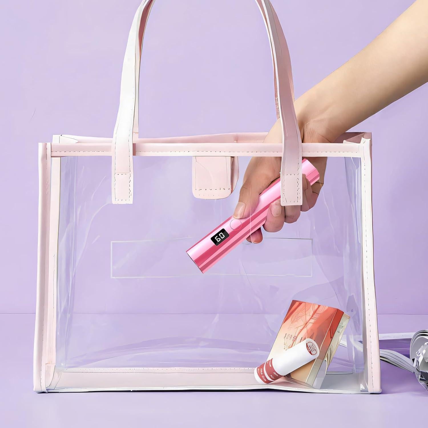 Lámpara de Uñas UV Hoonyn NL-003-HN 5W Portátil Rosa