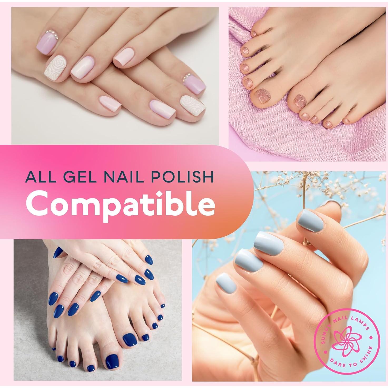 Lámpara UV LED SUNUV SUN2C Rosa 33 LEDs 4 Temporizadores