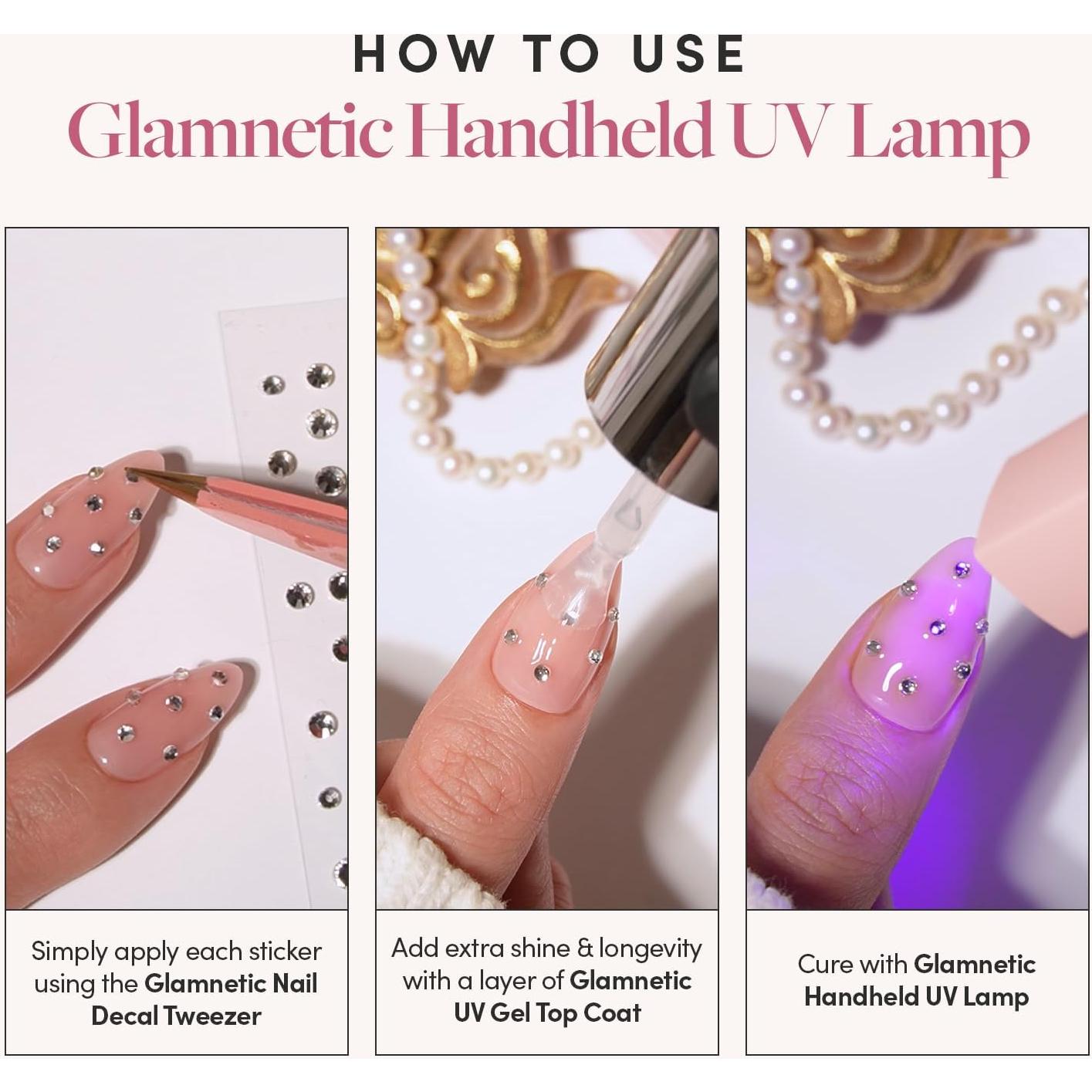 Lámpara UV LED de mano Glamnetic | Curado rápido y portátil