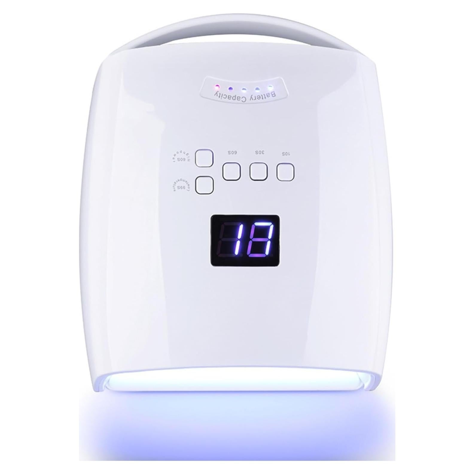 Lámpara de Uñas UV LED Inalámbrica Liddy Art 48W con Temporizador