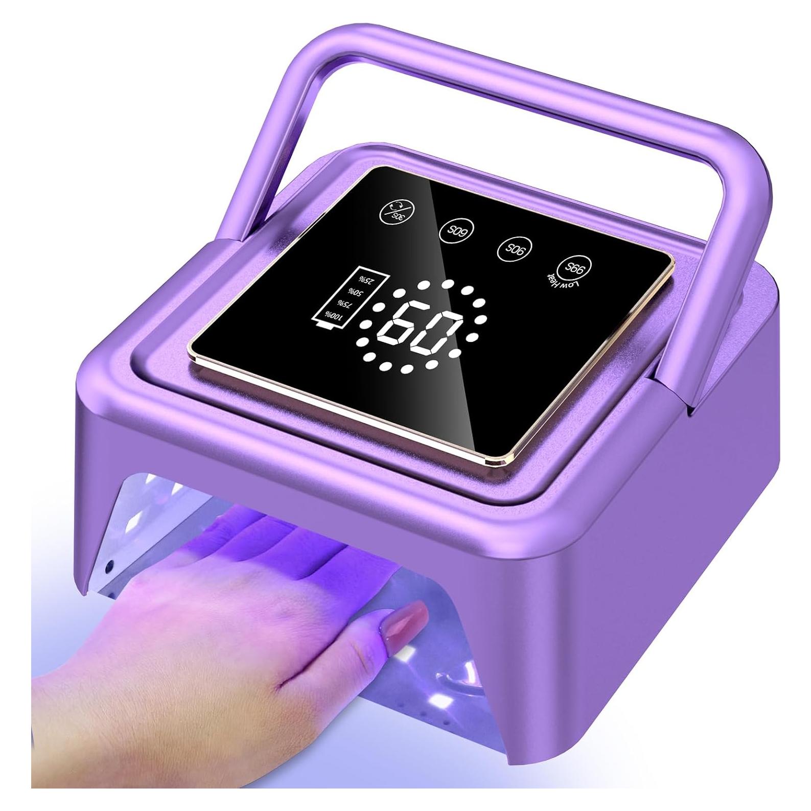 Lámpara UV de Uñas Inalámbrica SUBAY 108W con Pantalla Táctil