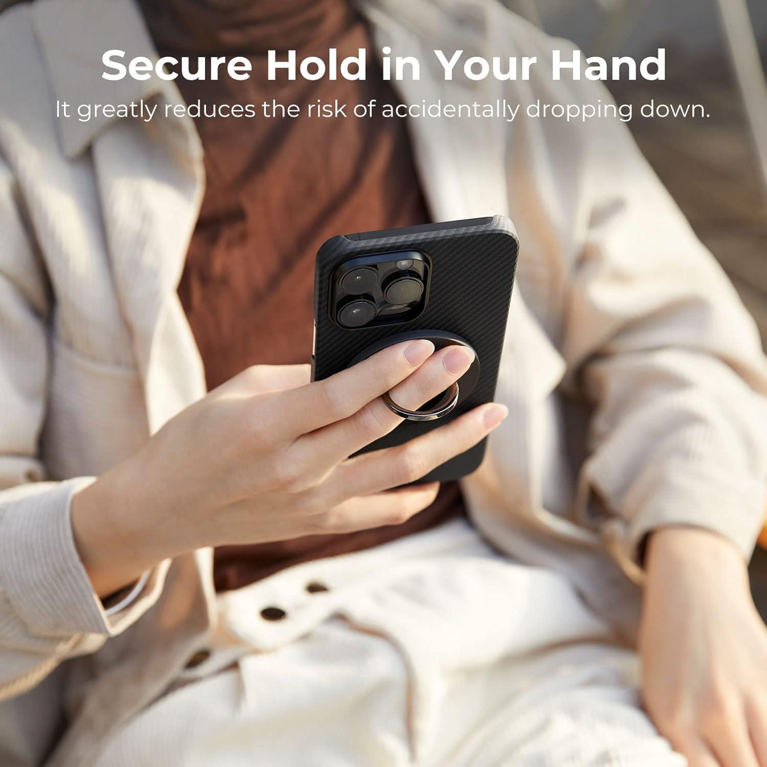 Soporte para teléfono PITAKA MagEZ Grip Magnético Negro