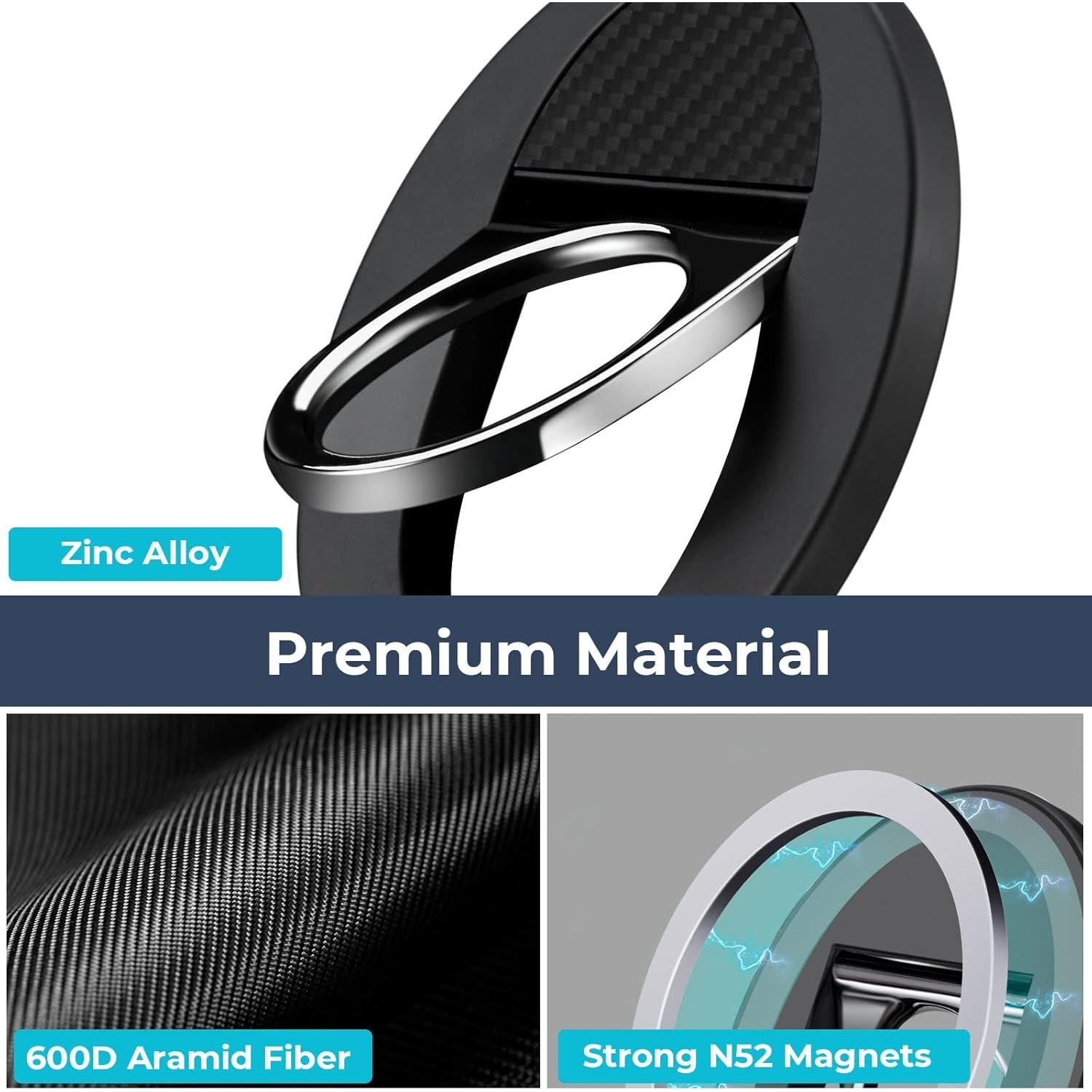 Soporte para teléfono PITAKA MagEZ Grip Magnético Negro