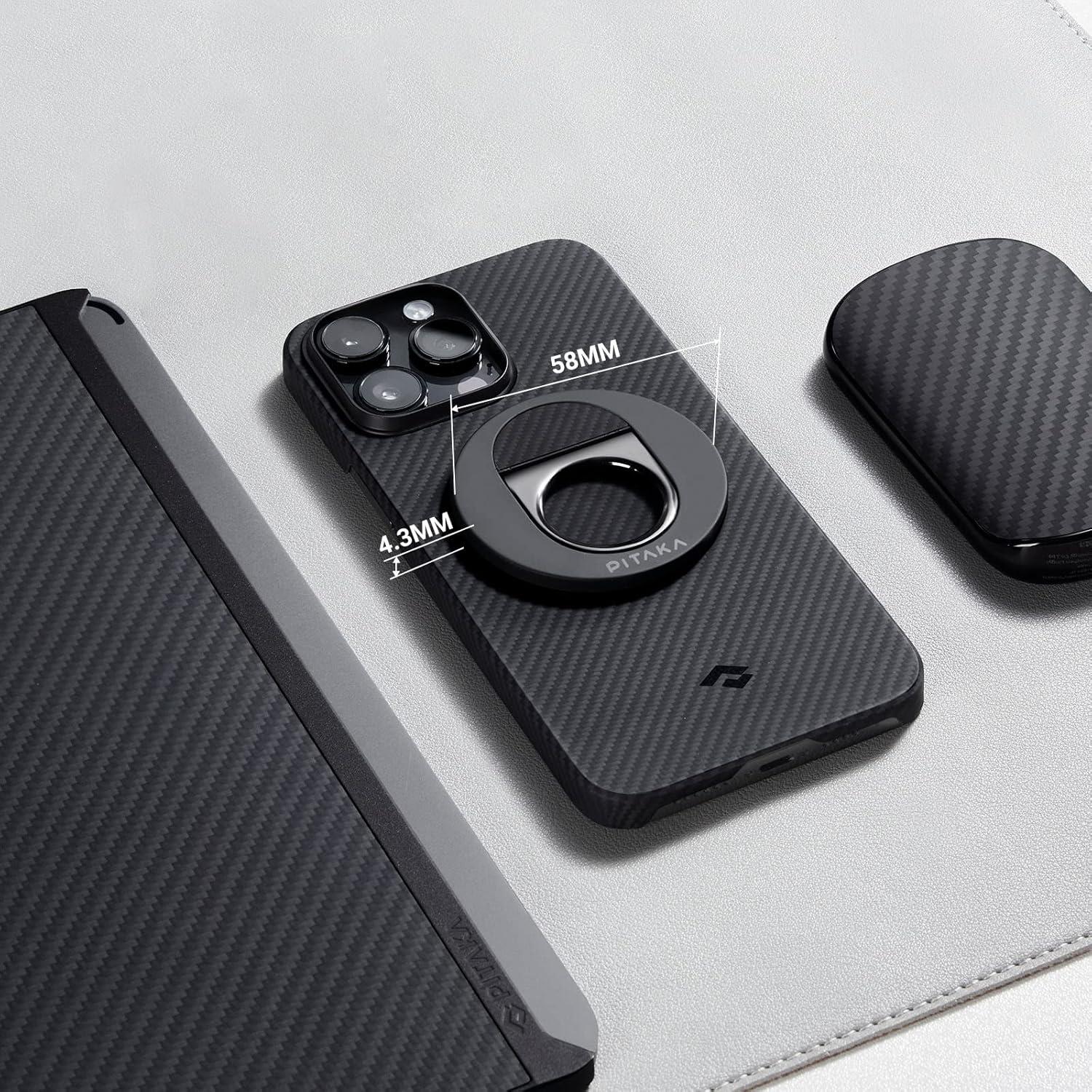 Soporte para teléfono PITAKA MagEZ Grip Magnético Negro