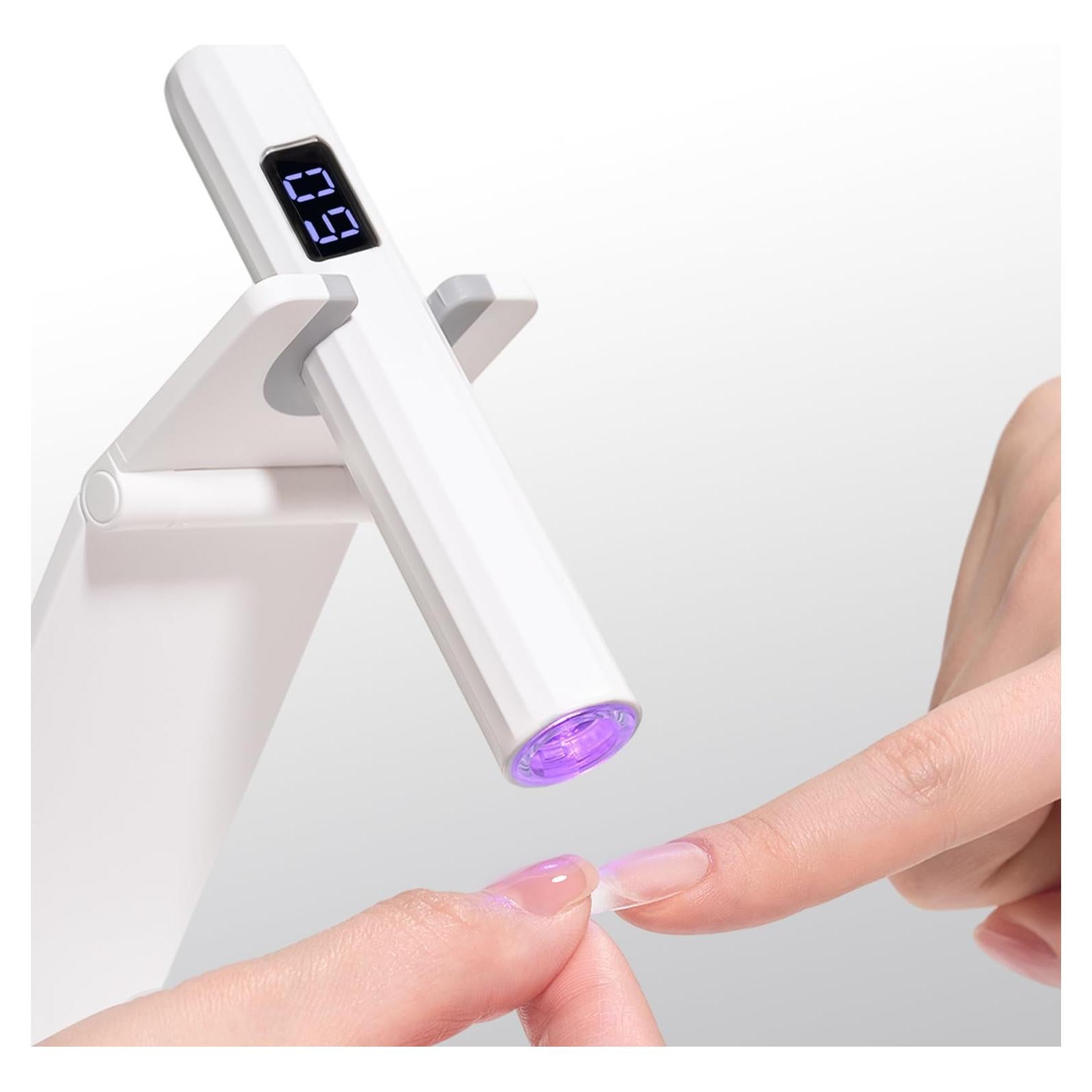 Lámpara de Uñas Inalámbrica GAOY L071 con Soporte y Luz UV