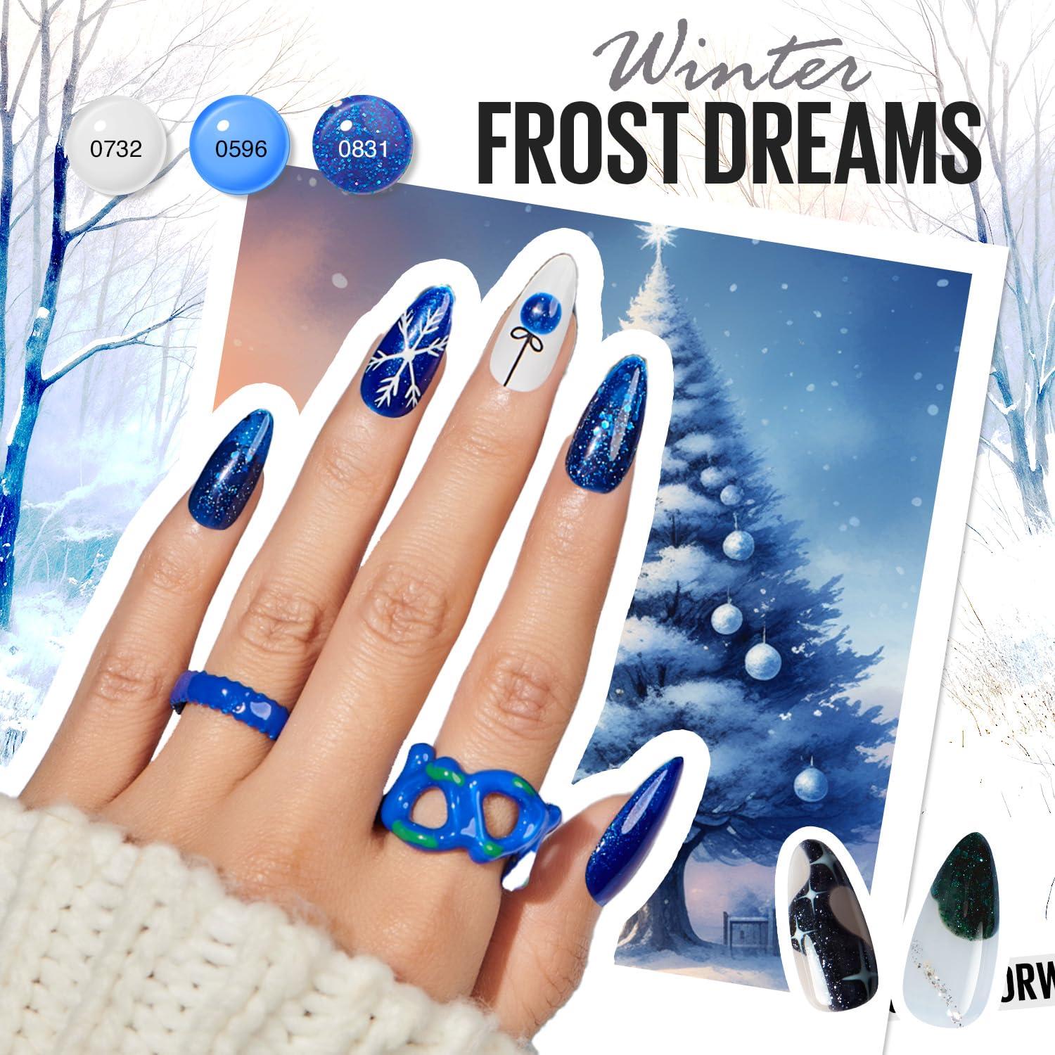 Kit de Esmalte de Uñas en Gel MEFA 42 Colores 59 Piezas