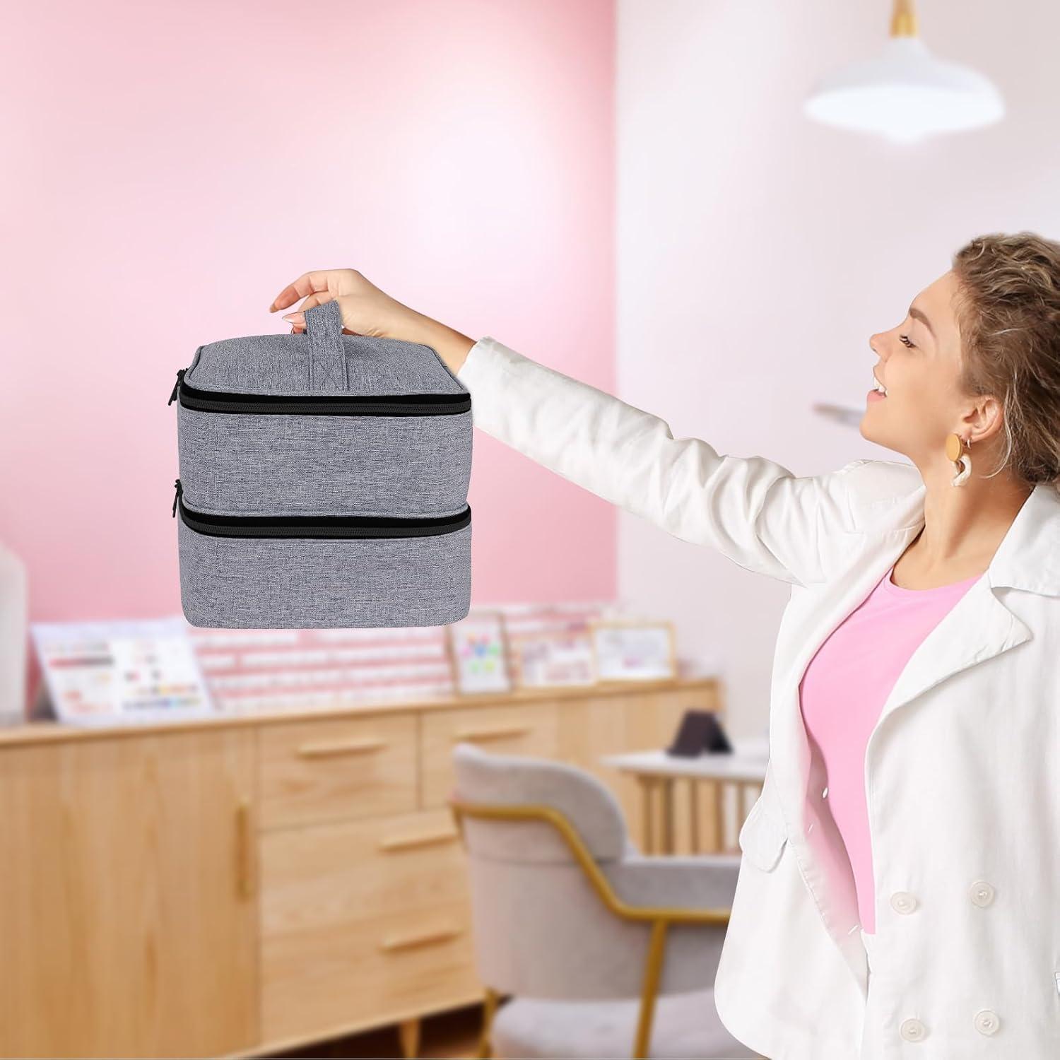 Organizador de Esmalte de Uñas ALSLEA 30 Botellas Gris