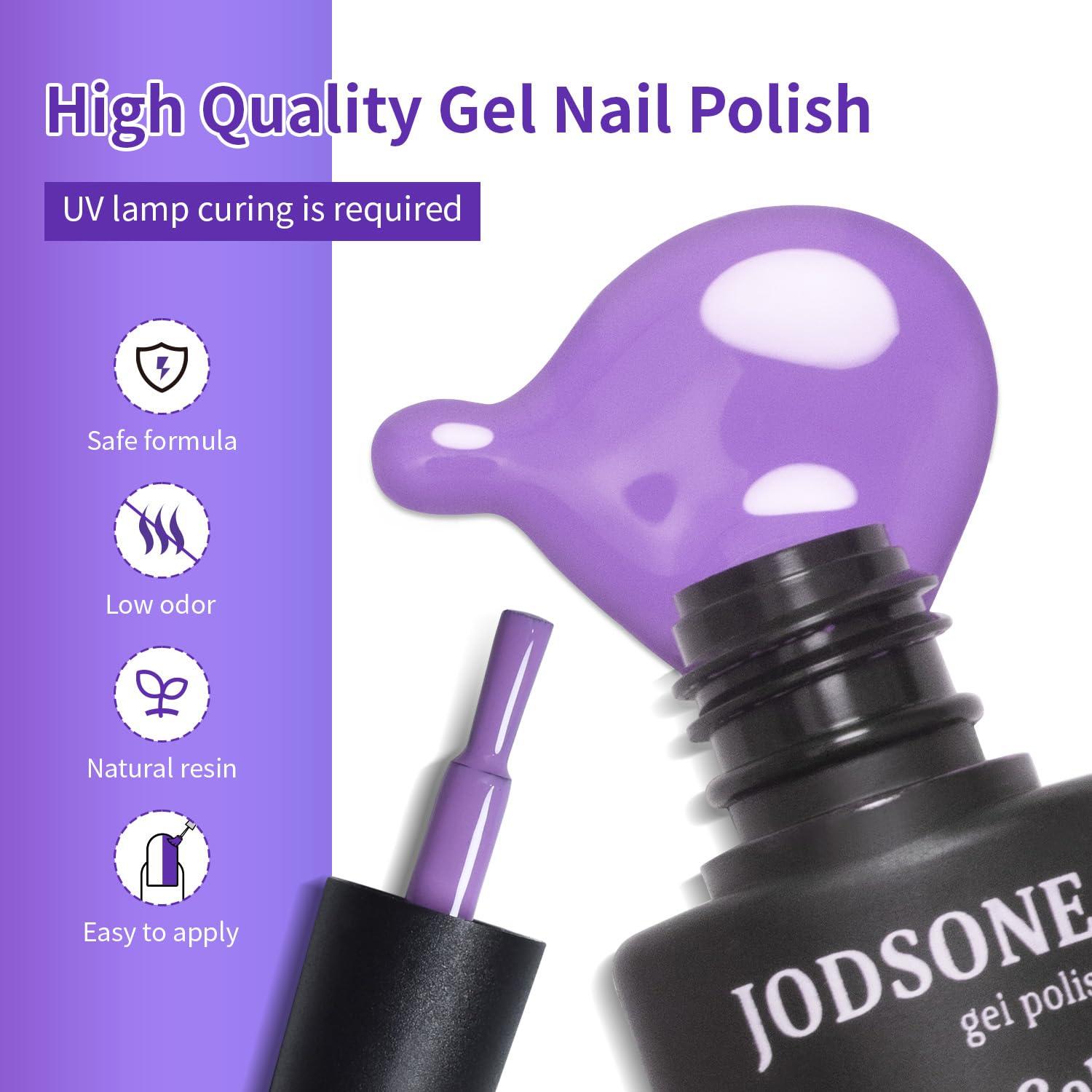 Kit de Esmalte de Uñas en Gel JODSONE 60 Botellas con Luz UV