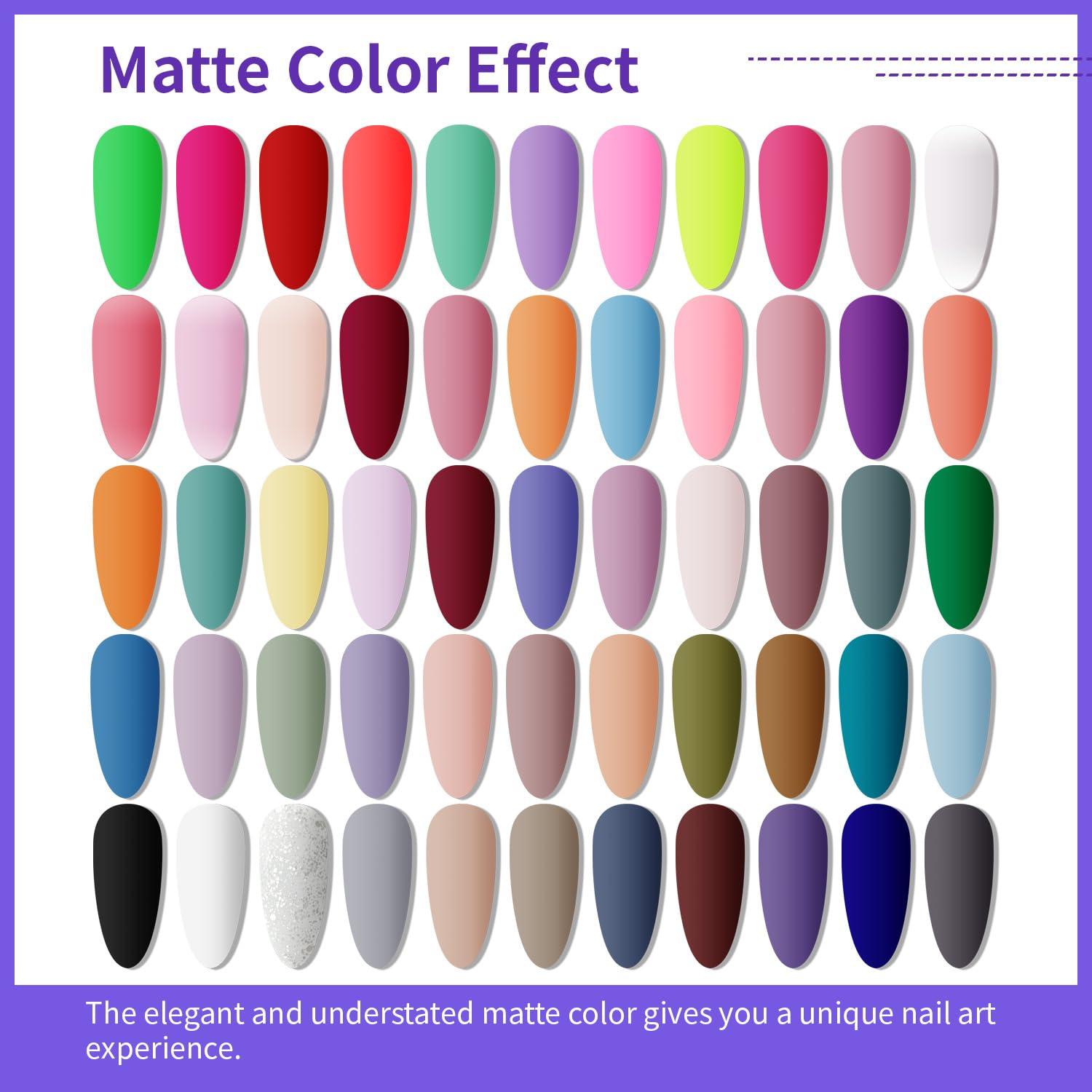 Kit de Esmalte de Uñas en Gel JODSONE 60 Botellas con Luz UV