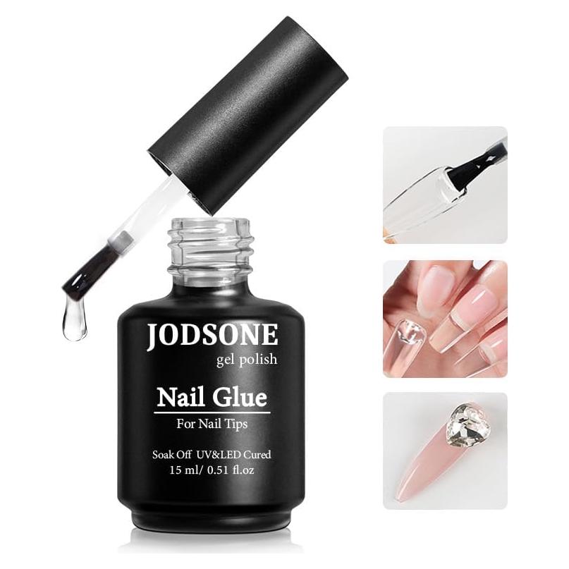 Pegamento de Uñas Gel JODSONE 15ml 5 en 1 para Manicura DIY