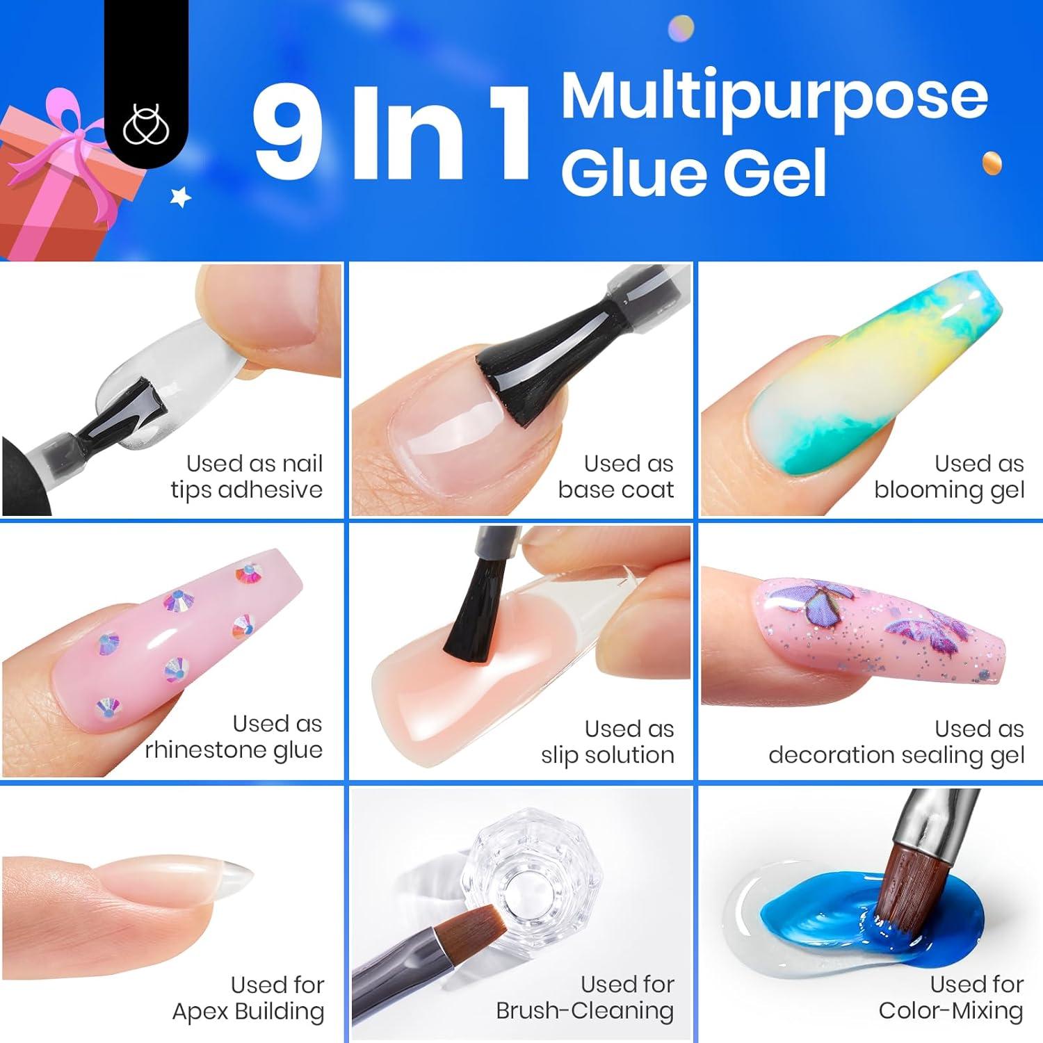 Kit de Gel para Uñas Beetles - Base y Top Coat 15ml 3 Piezas