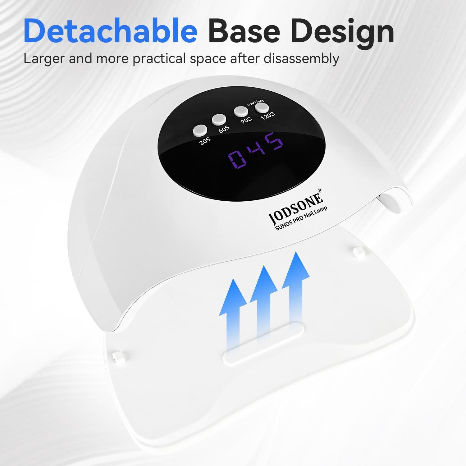 Lámpara UV LED para Uñas JODSONE Profesional 4 Temporizadores