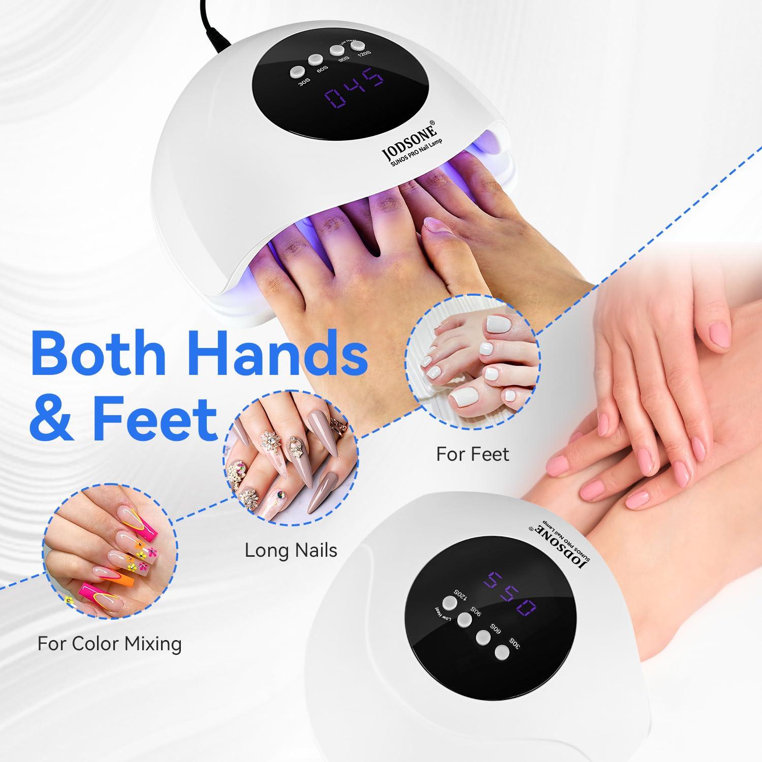 Lámpara UV LED para Uñas JODSONE Profesional 4 Temporizadores