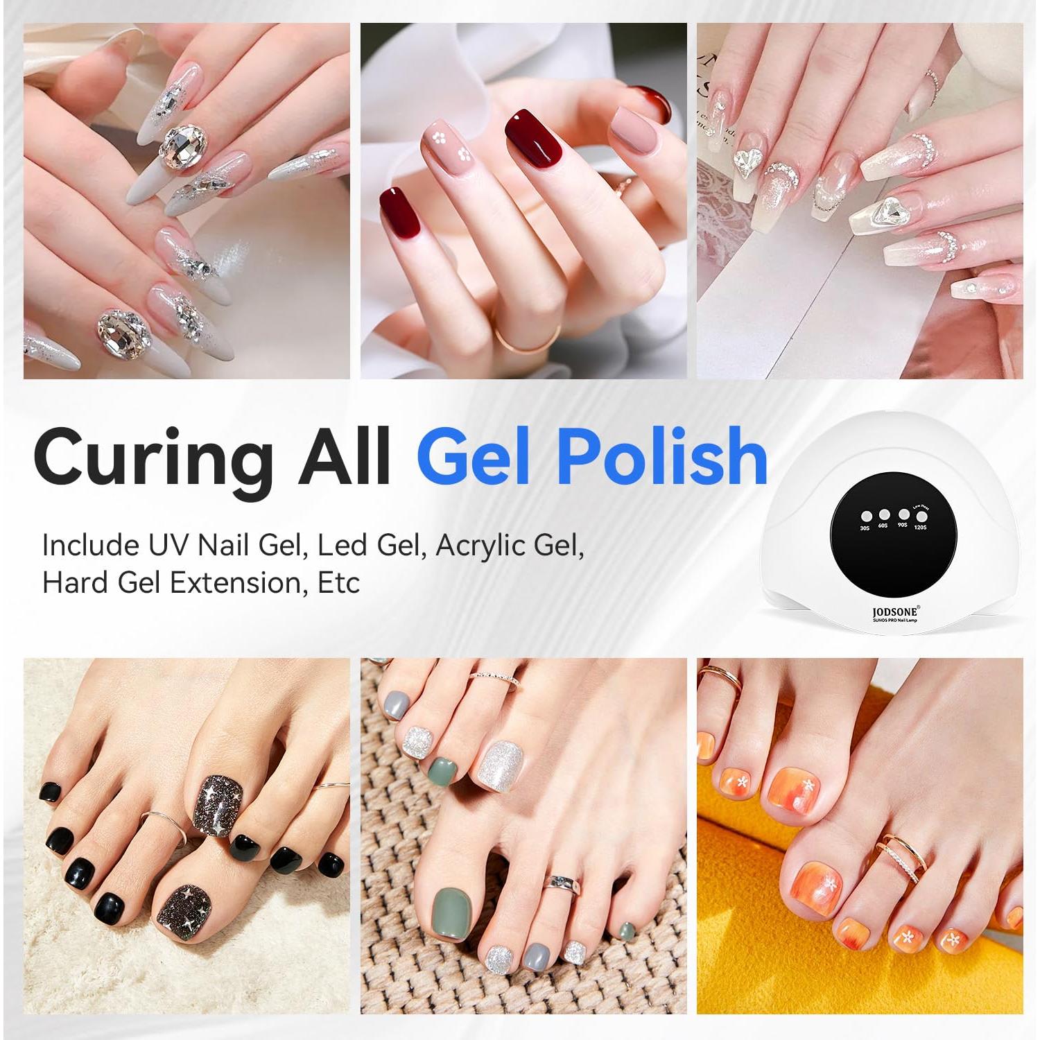 Lámpara UV LED para Uñas JODSONE Profesional 4 Temporizadores